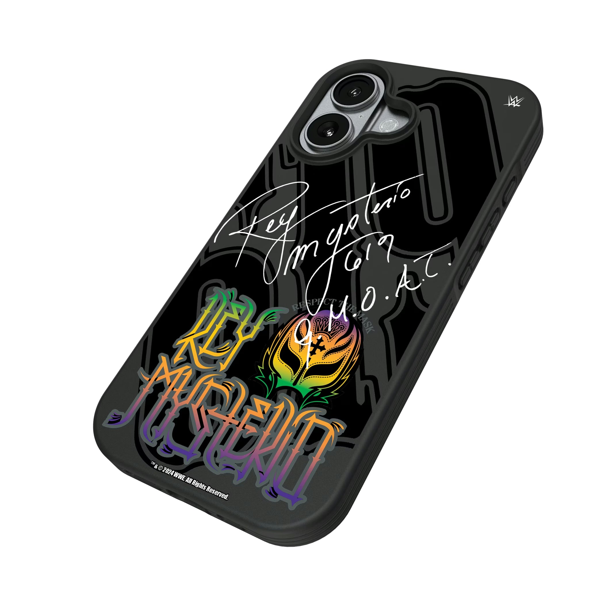 Rey Mysterio Impact iPhone Bump Phone Case for Apple iPhone - Isometric View#Device_iPhone 17