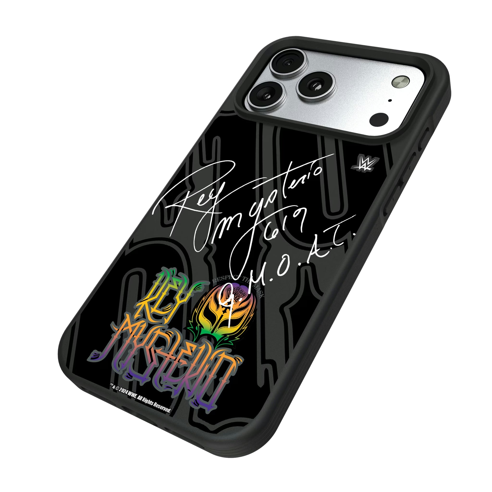 Rey Mysterio Impact iPhone Bump Phone Case for Apple iPhone - Isometric View#Device_iPhone 17 Pro Max