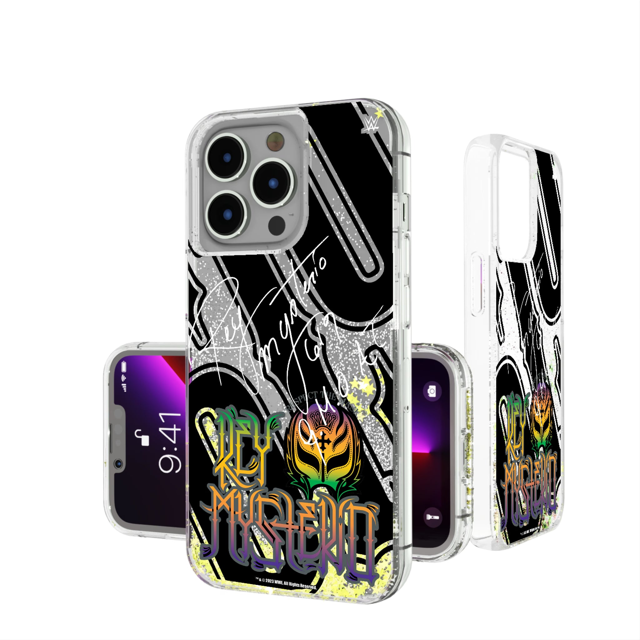 Rey Mysterio Impact iPhone Glitter Phone Case for Apple iPhone