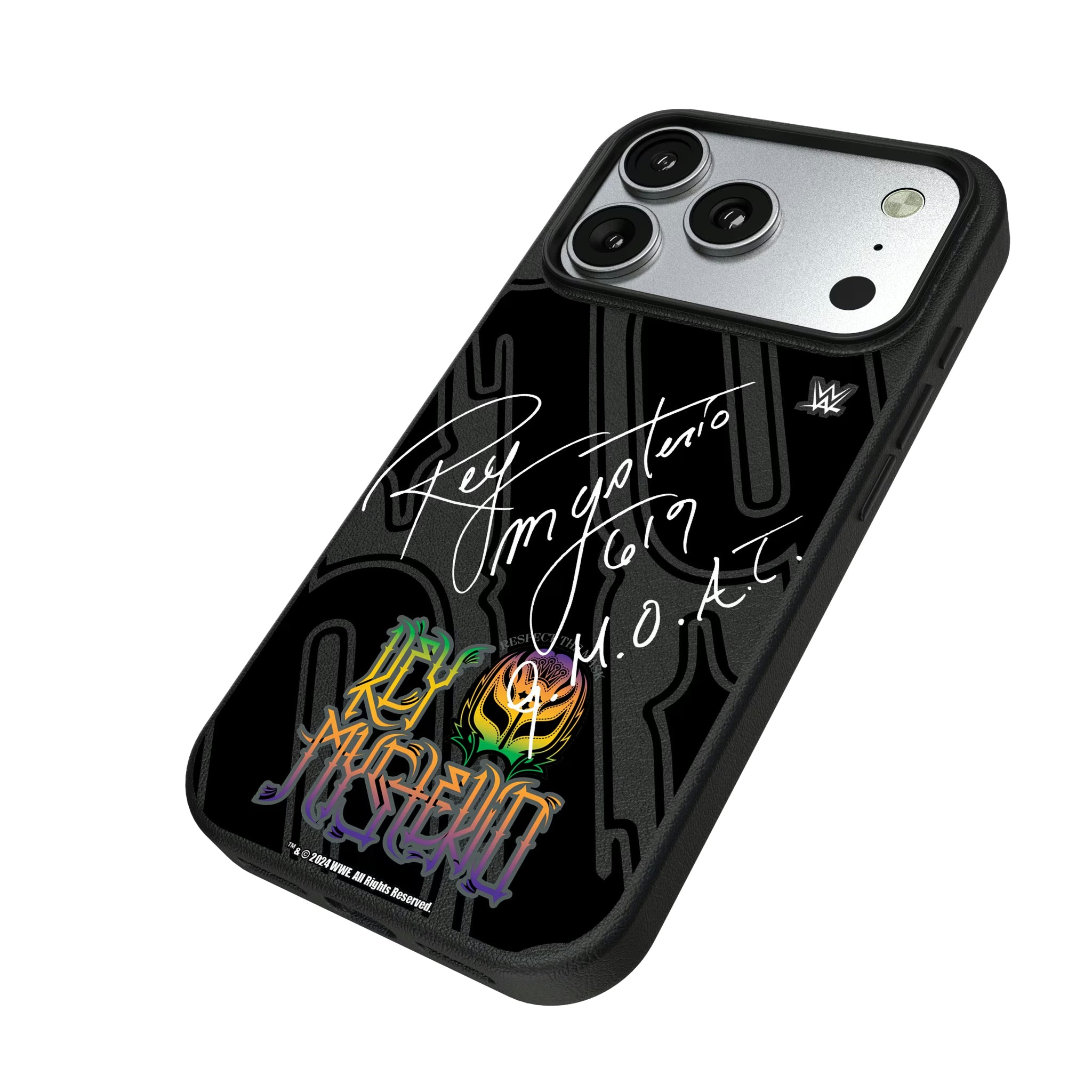 Rey Mysterio Impact iPhone MagSafe Compatible Phone Case for Apple iPhone - Isometric View#Device_iPhone 17 Pro