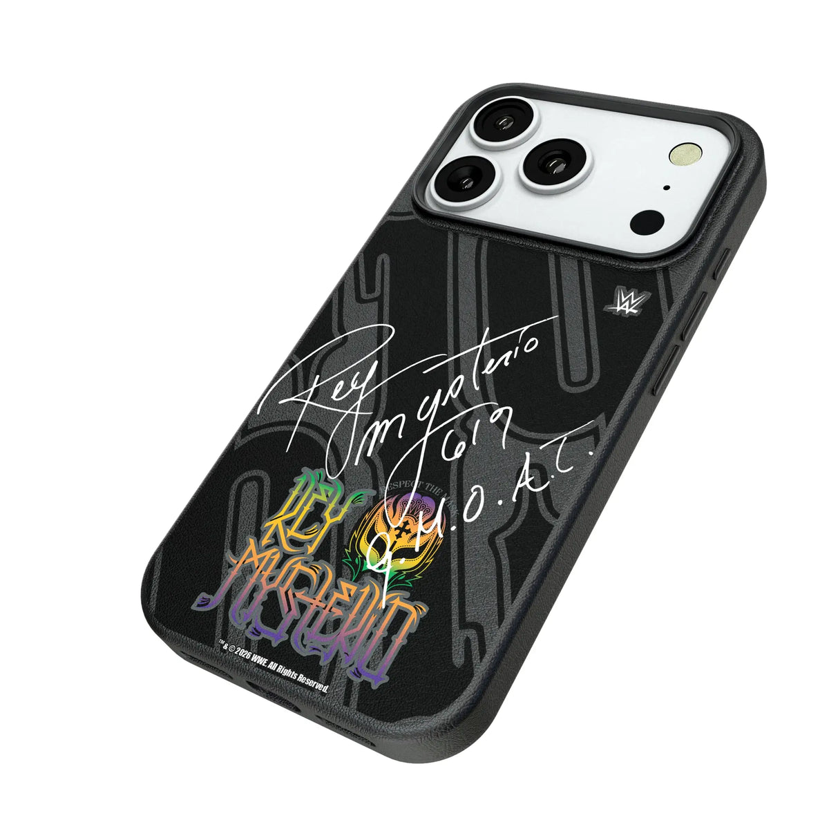 Rey Mysterio Impact iPhone MagSafe Compatible Phone Case for Apple iPhone - Isometric View#Device_iPhone 18 Pro