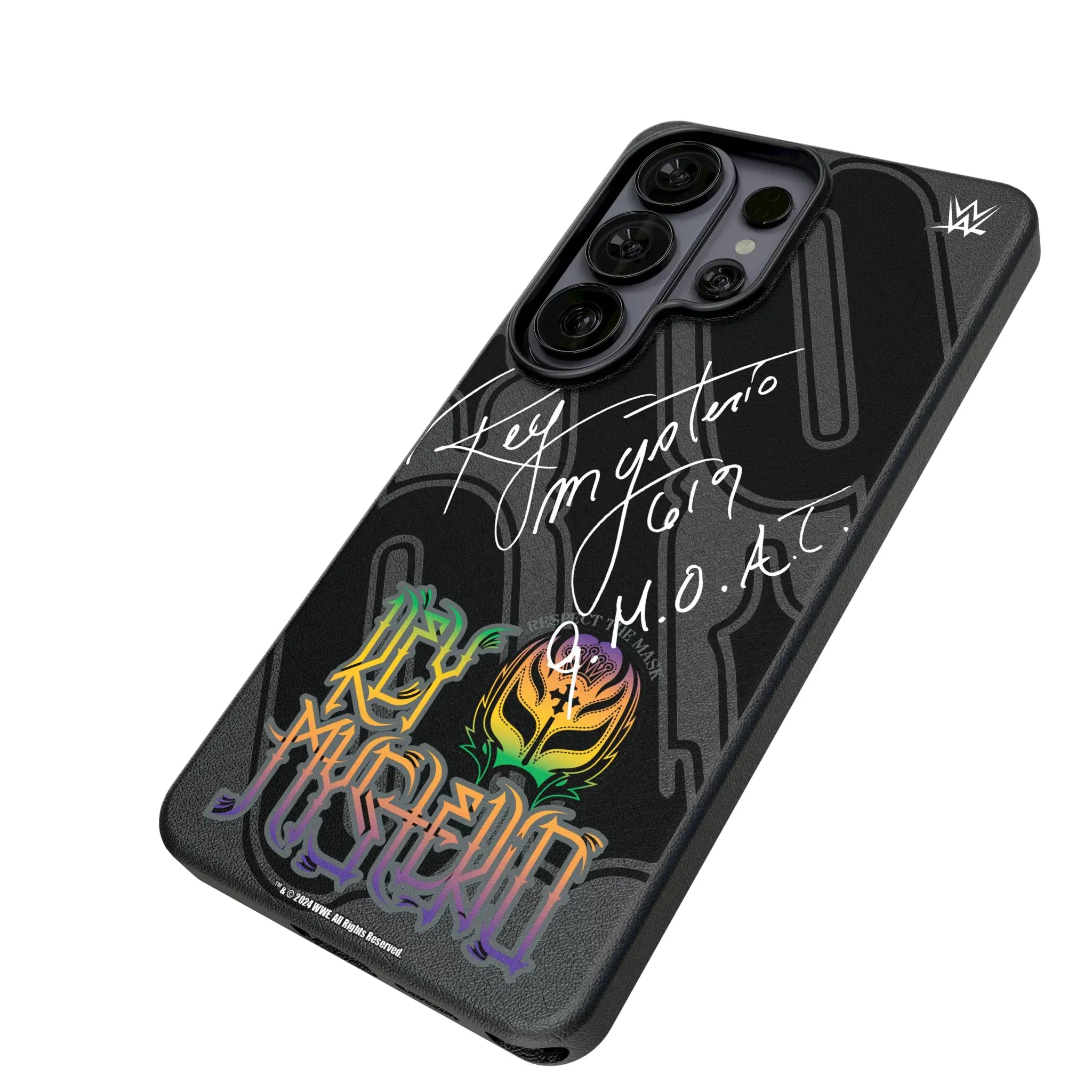 Rey Mysterio Impact Galaxy MagSafe Compatible Phone Case for Samsung Galaxy - Isometric View#Device_Galaxy S26 Ultra