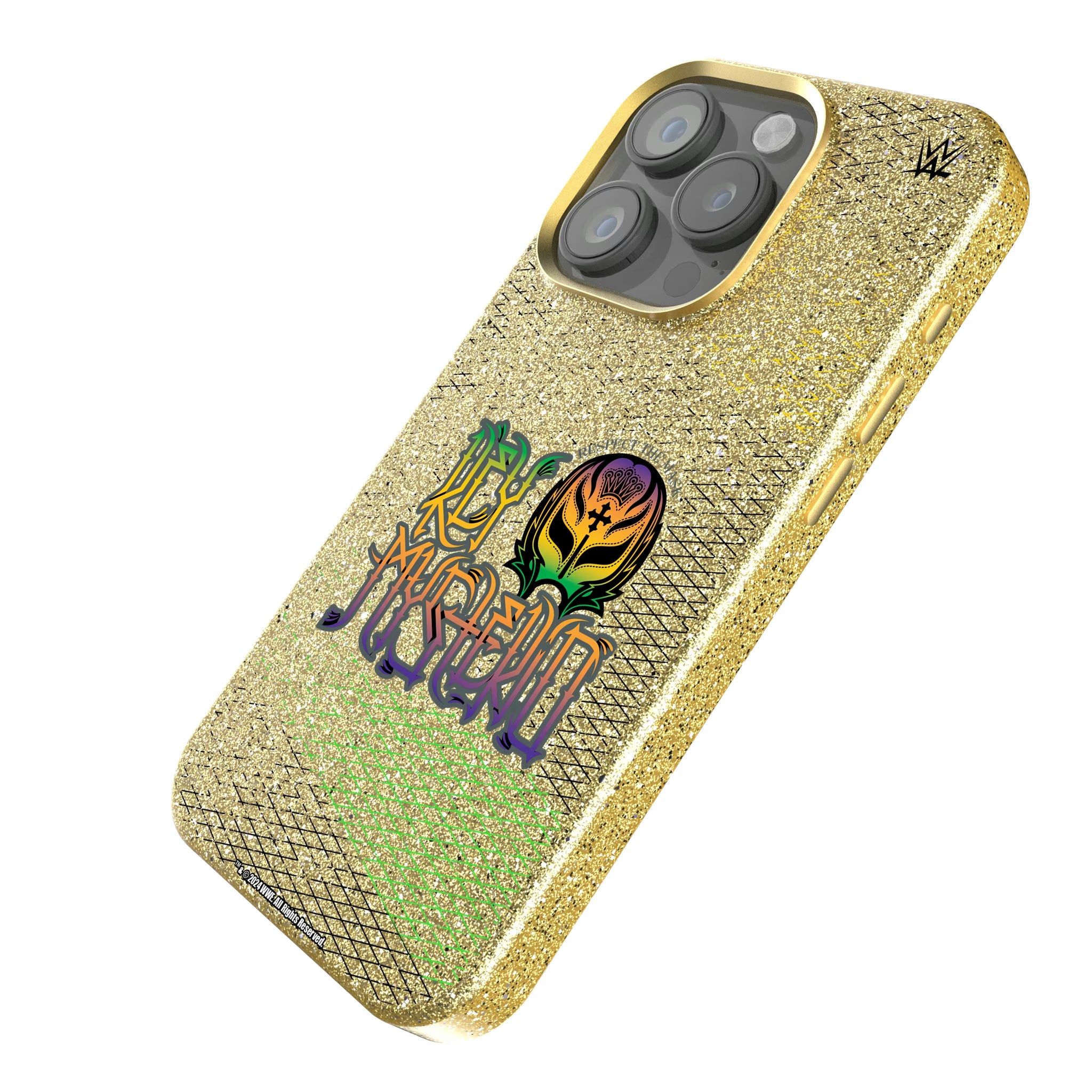Rey Mysterio Steel iPhone Bling Phone Case for Apple iPhone - Isometric View