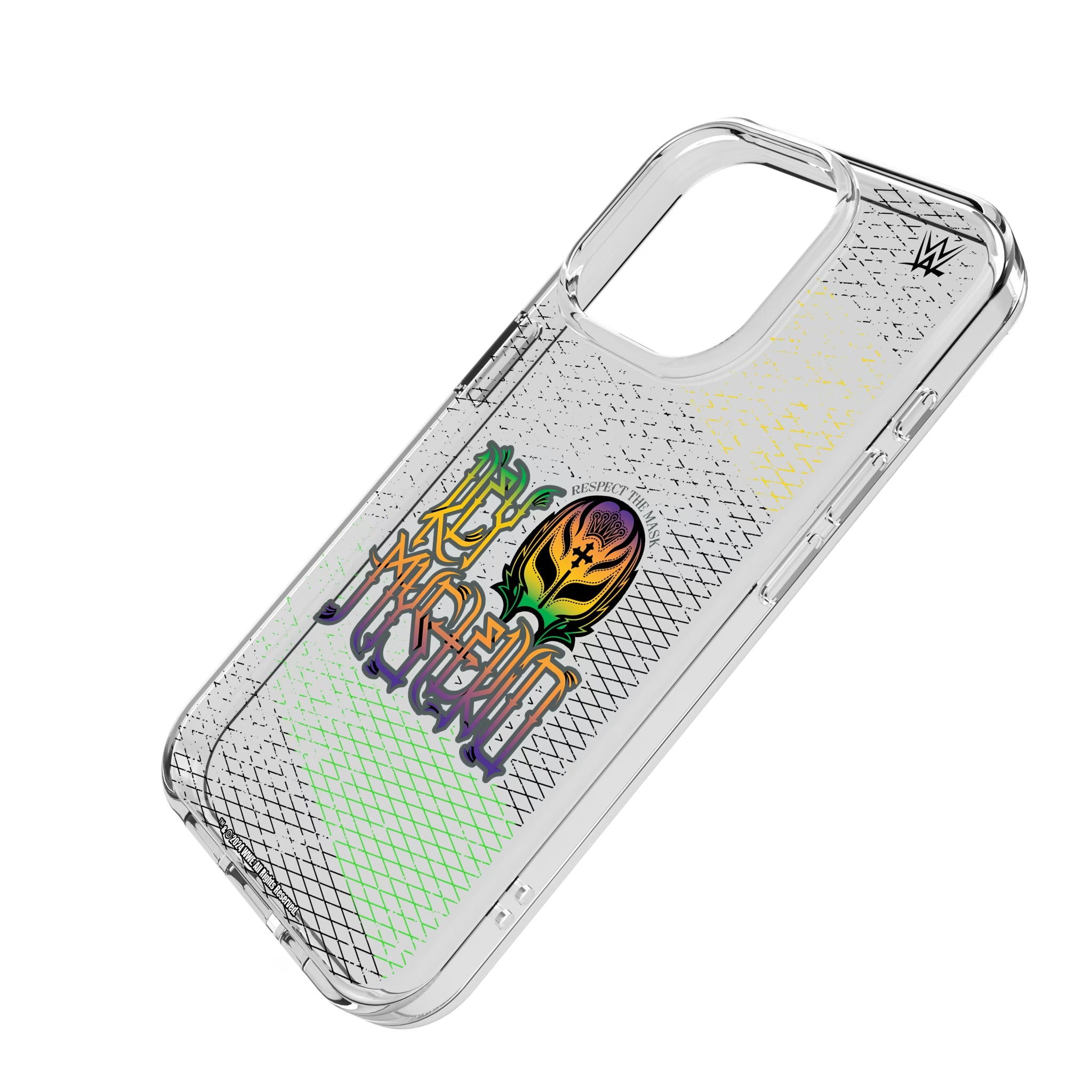 Rey Mysterio Steel iPhone Clear Phone Case for Apple iPhone - Isometric View