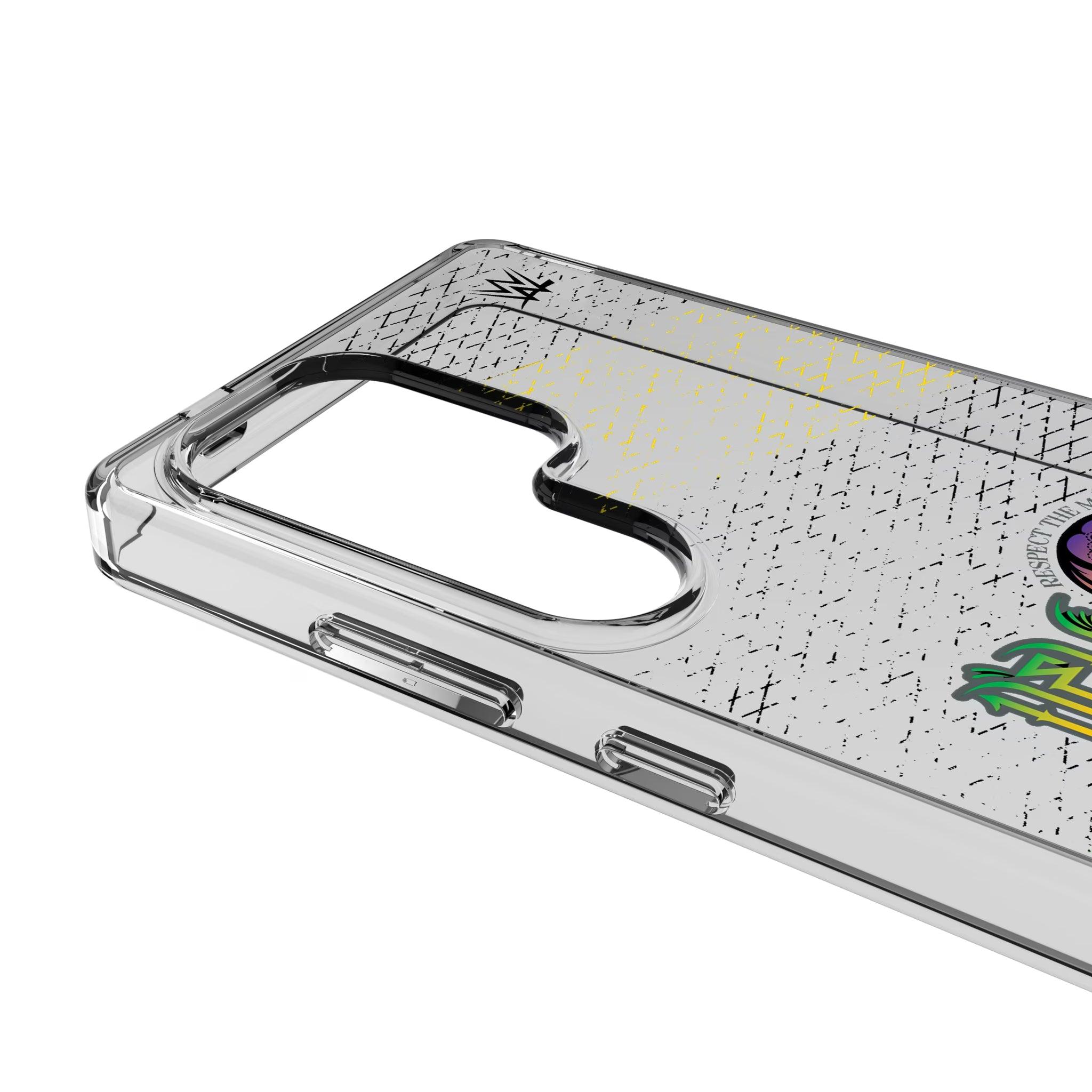 Rey Mysterio Steel Galaxy Clear Phone Case for Samsung Galaxy - Detail
