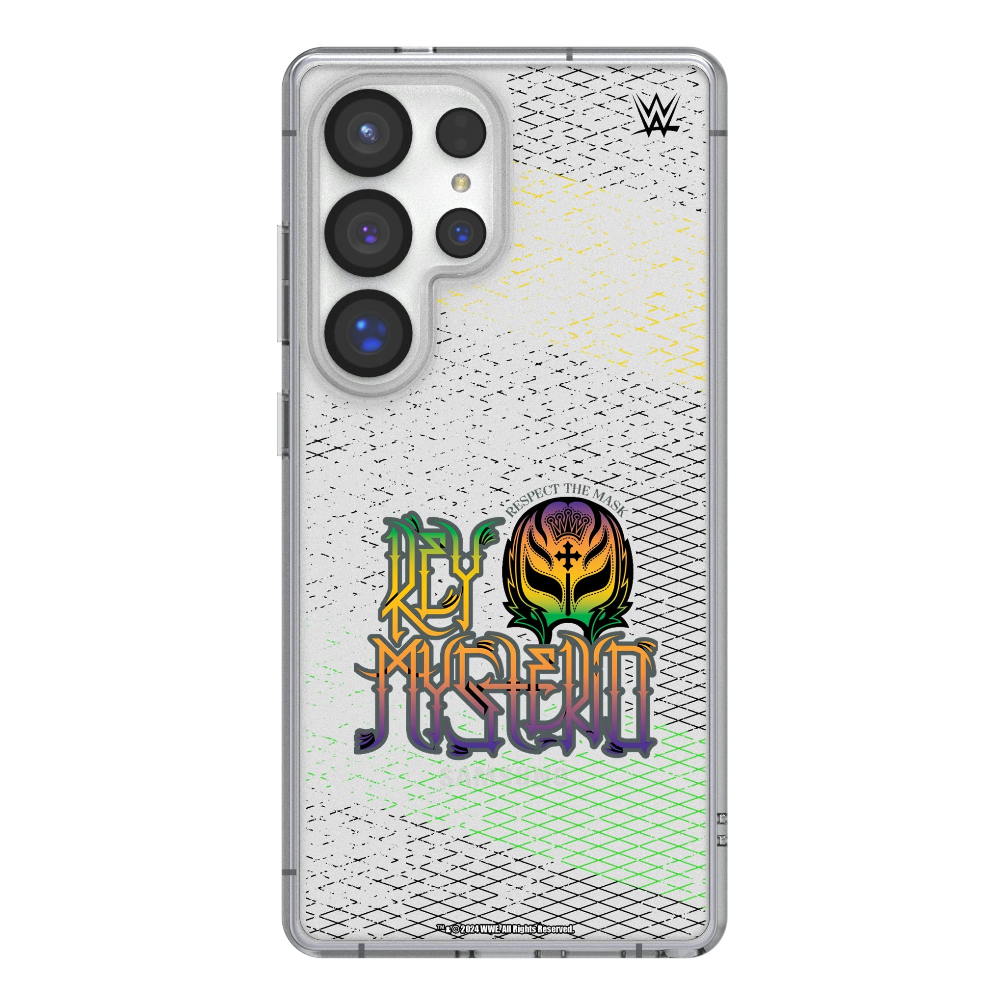 Rey Mysterio Steel Galaxy Clear Phone Case for Samsung Galaxy