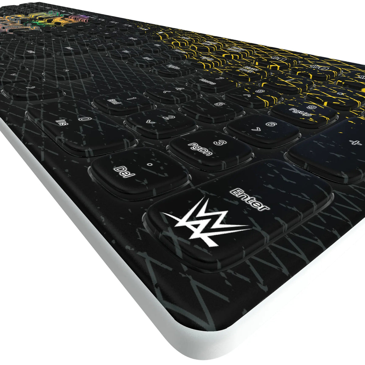 Rey Mysterio Steel KKB605 Curved Wireless Keyboard - Detail