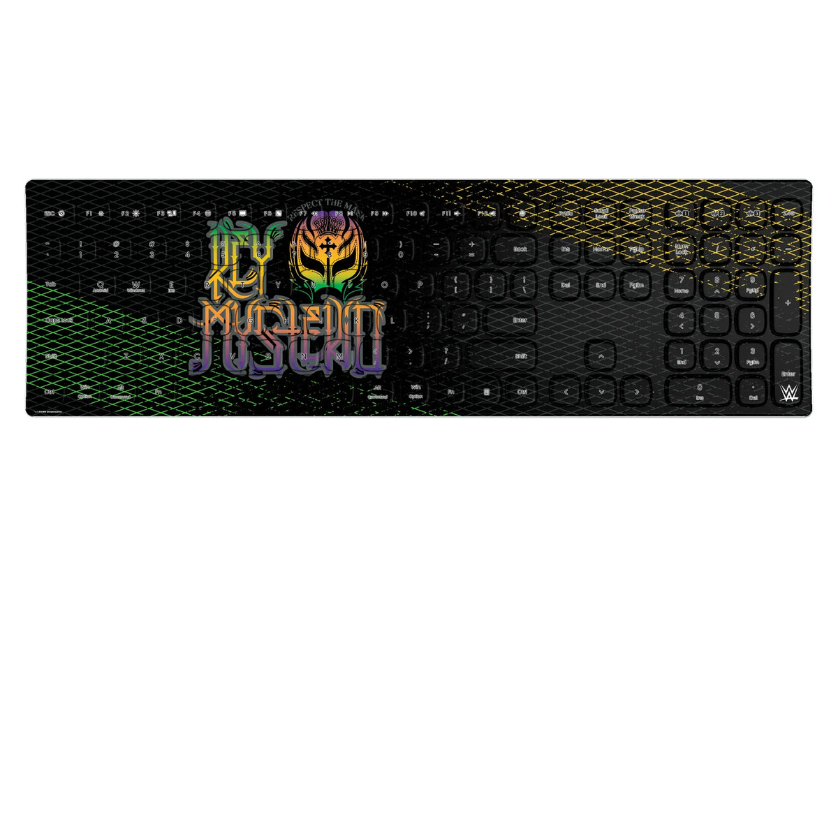 Rey Mysterio Steel KKB605 Curved Wireless Keyboard