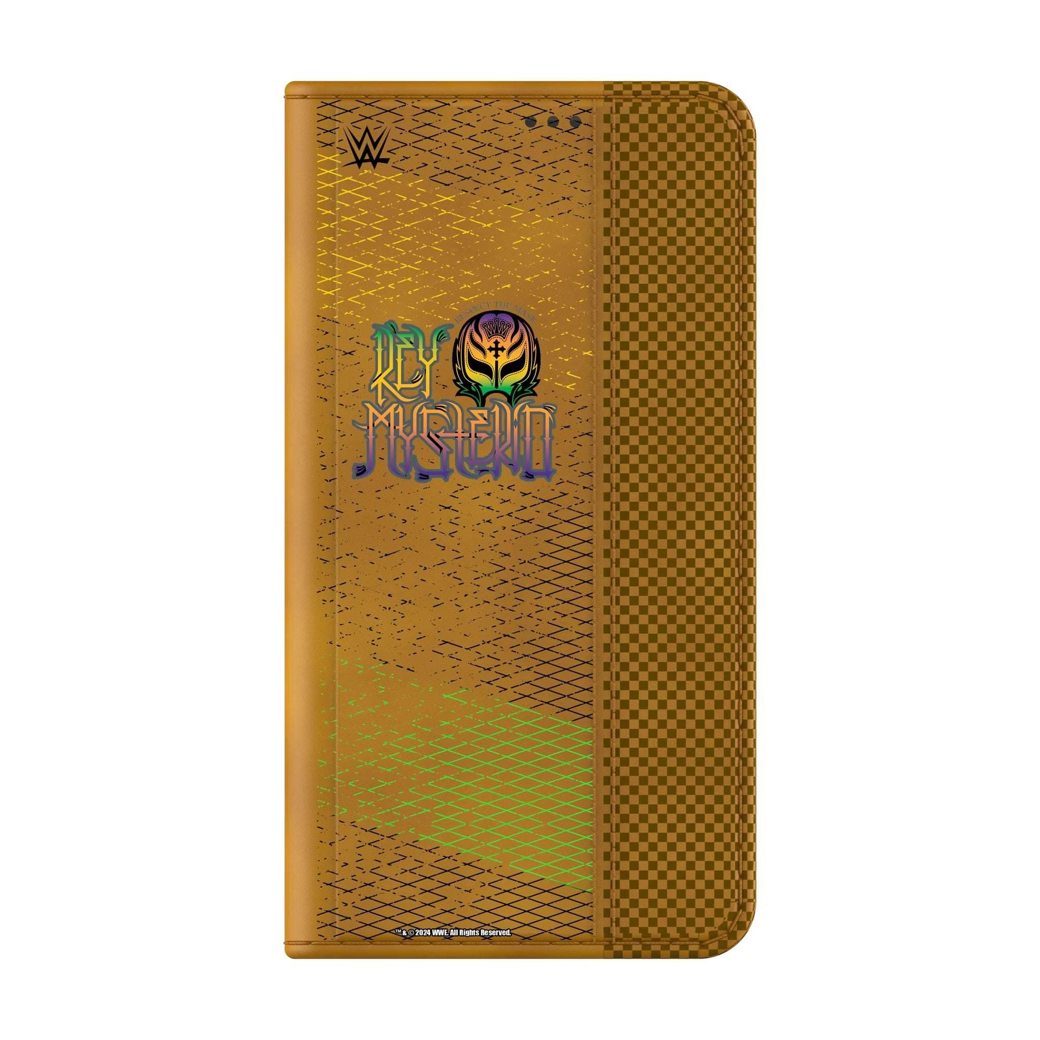 Rey Mysterio Steel Galaxy Folio Phone Case for Samsung Galaxy