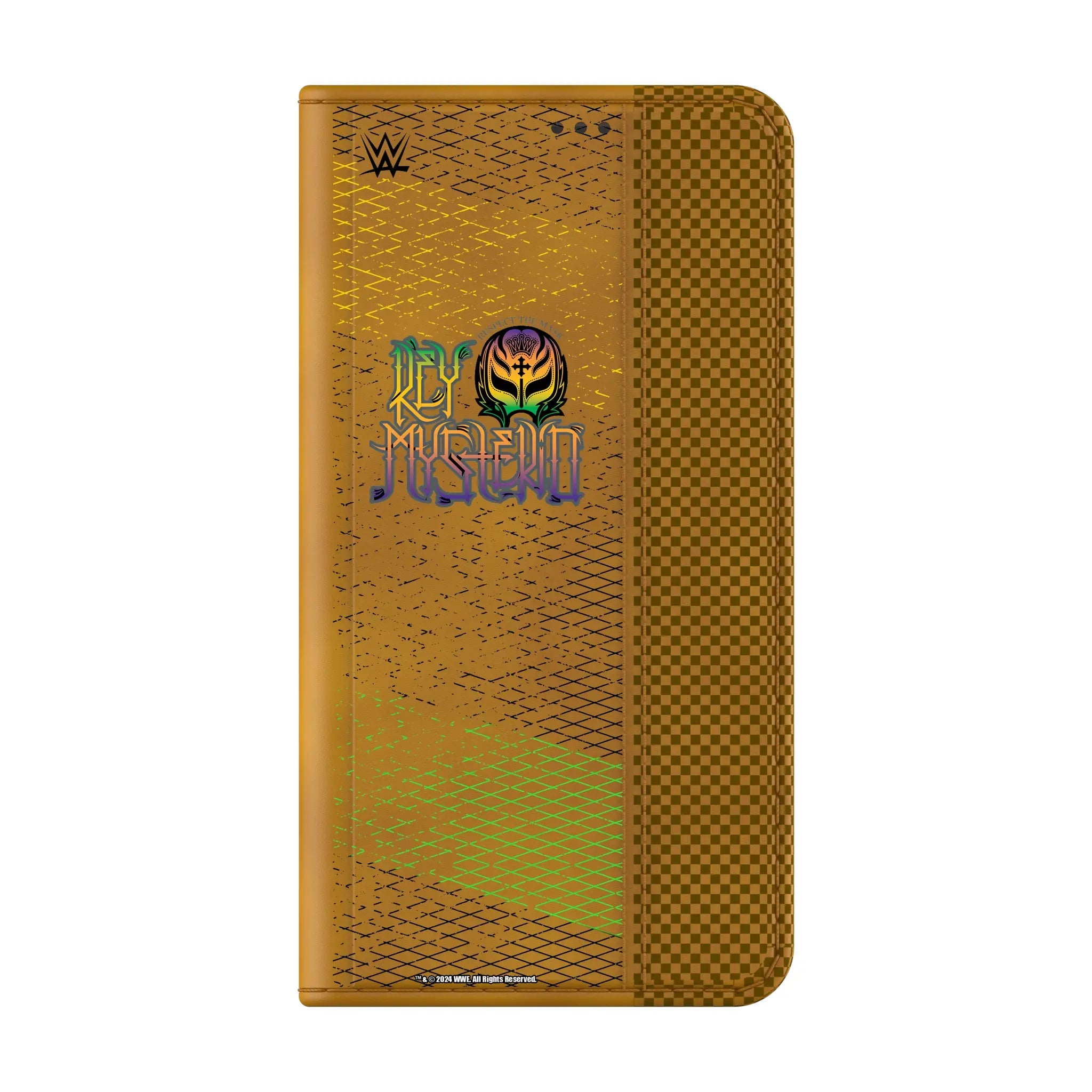 Rey Mysterio Steel Galaxy Folio Phone Case for Samsung Galaxy