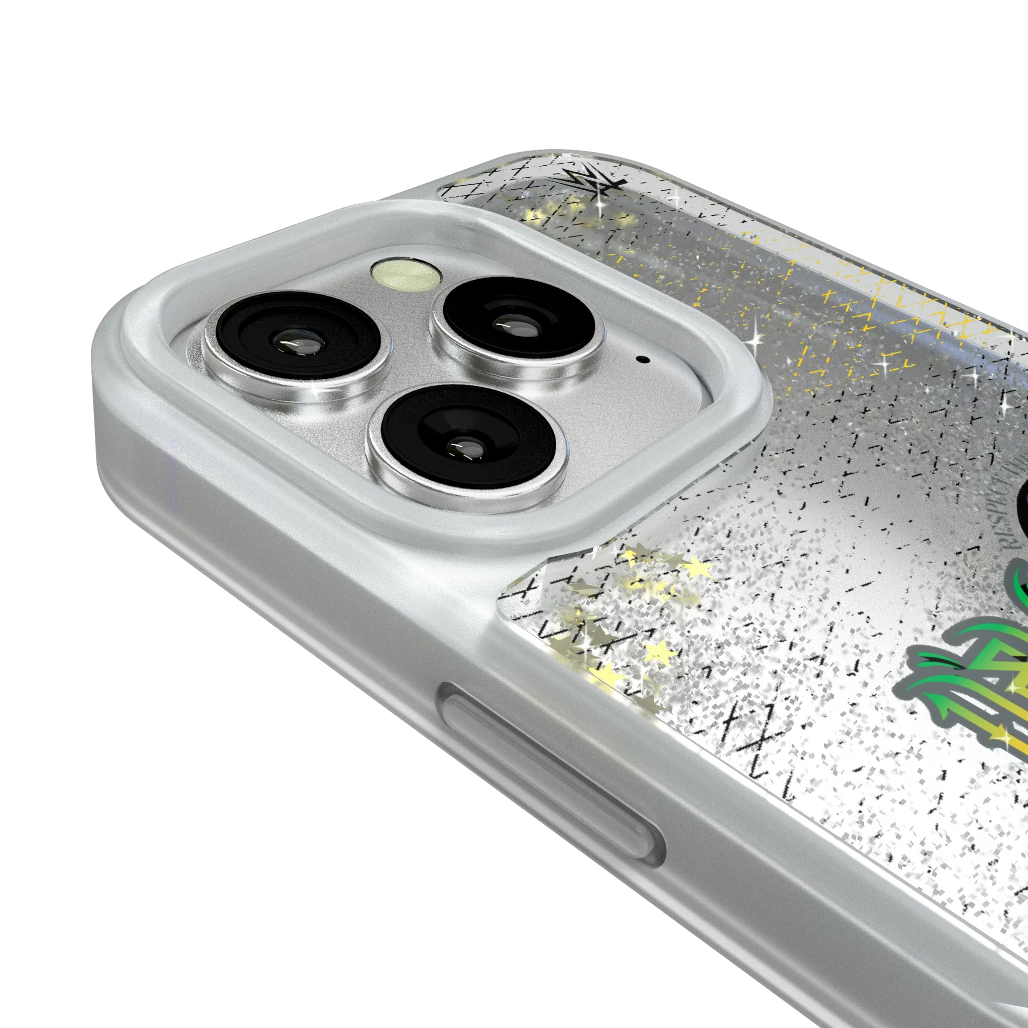 Rey Mysterio Steel iPhone Glitter Phone Case for Apple iPhone - Detail#Device_iPhone 16 Pro