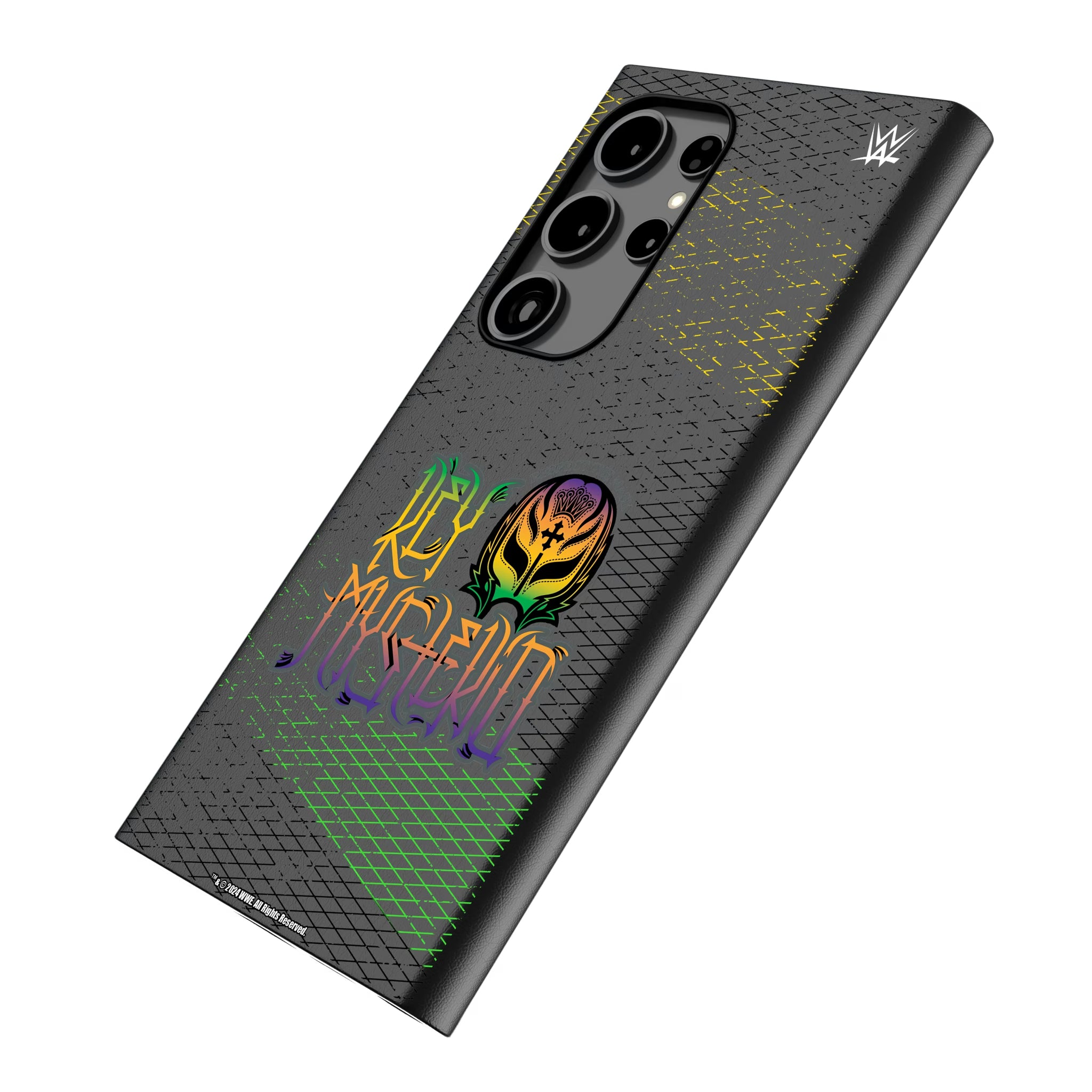 Rey Mysterio Steel Galaxy MagSafe Compatible Phone Case for Samsung Galaxy - Isometric View