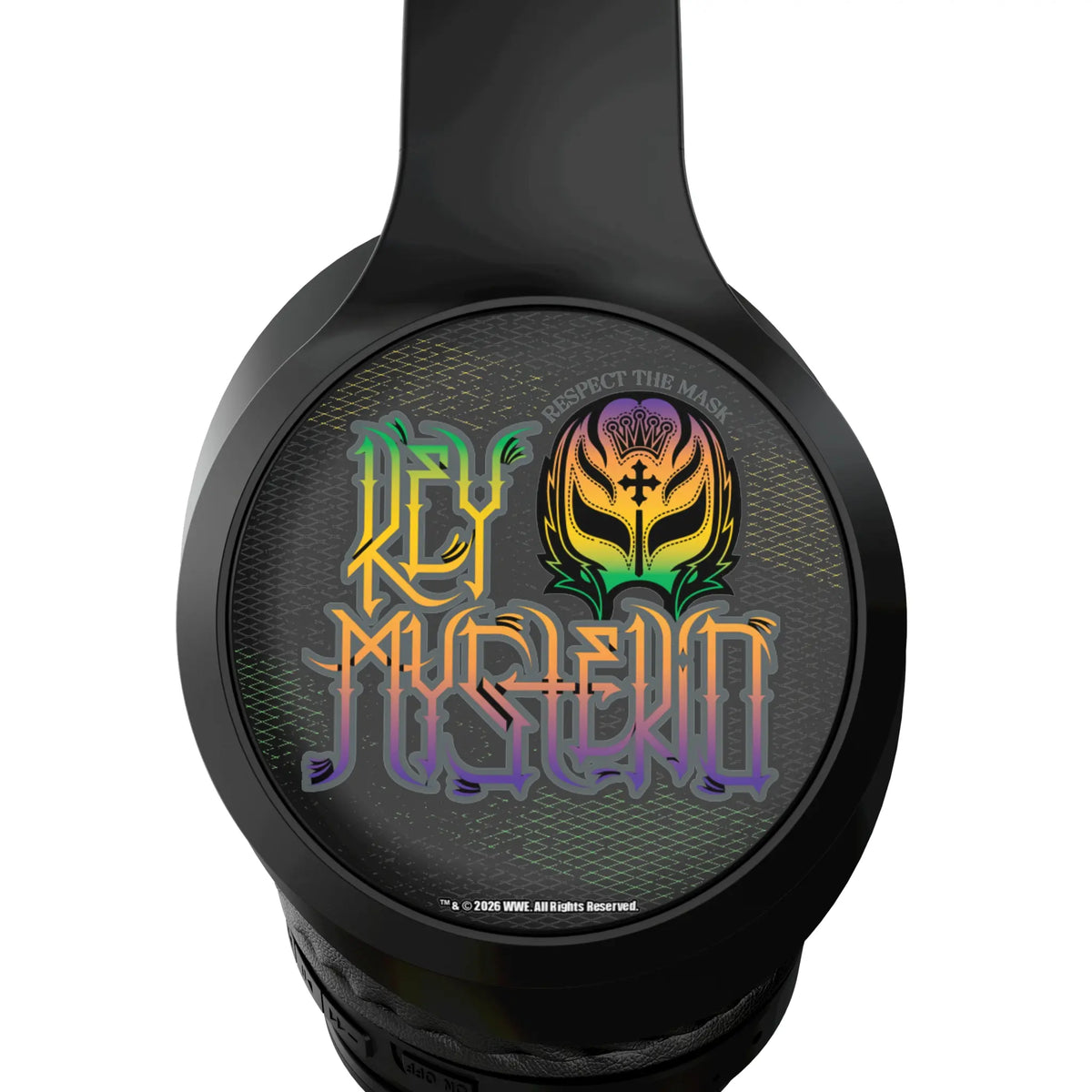 Rey Mysterio Steel Wireless Over-Ear Headphones With Case - Detail