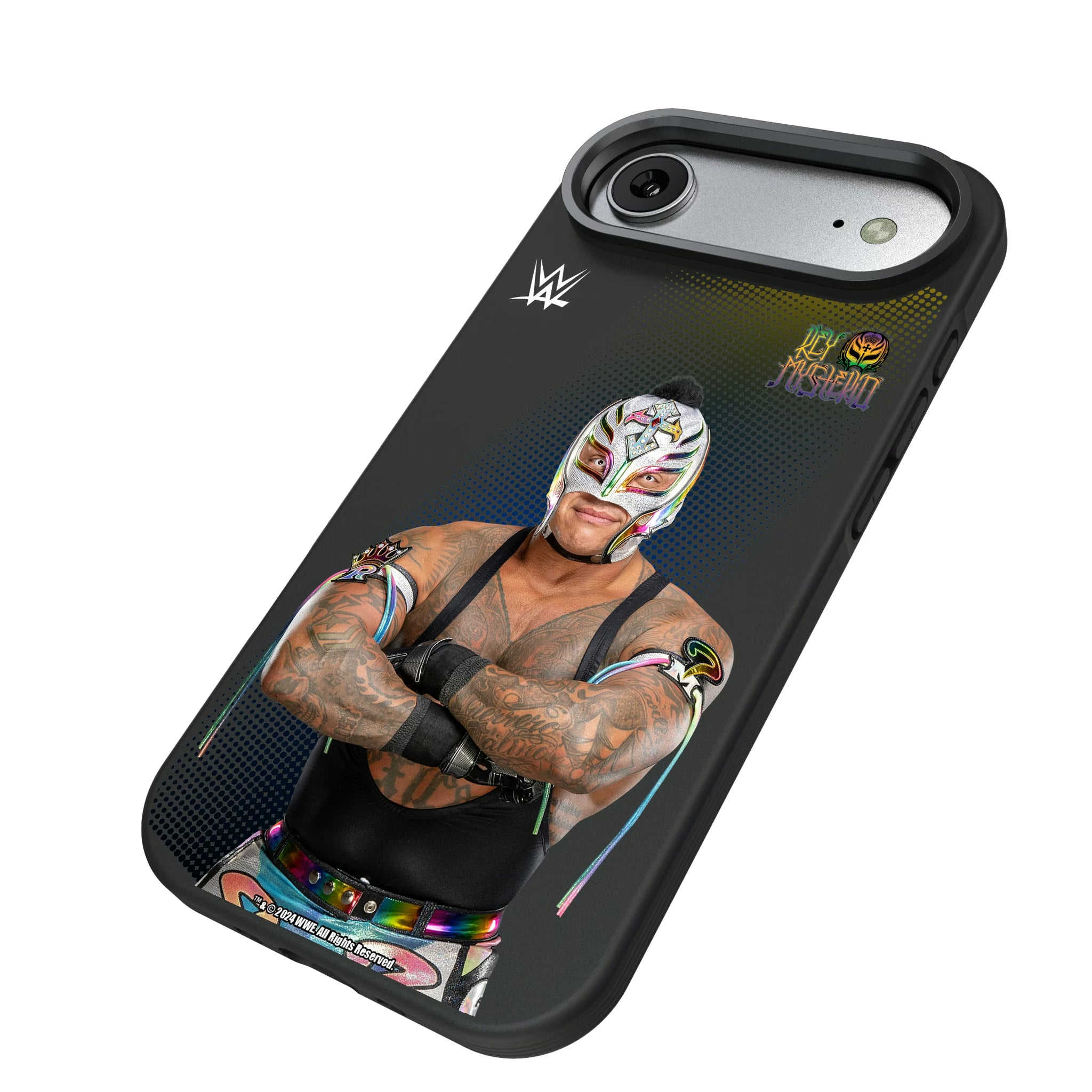 Rey Mysterio Superstar iPhone Bump Phone Case for Apple iPhone - Isometric View#Device_iPhone Air
