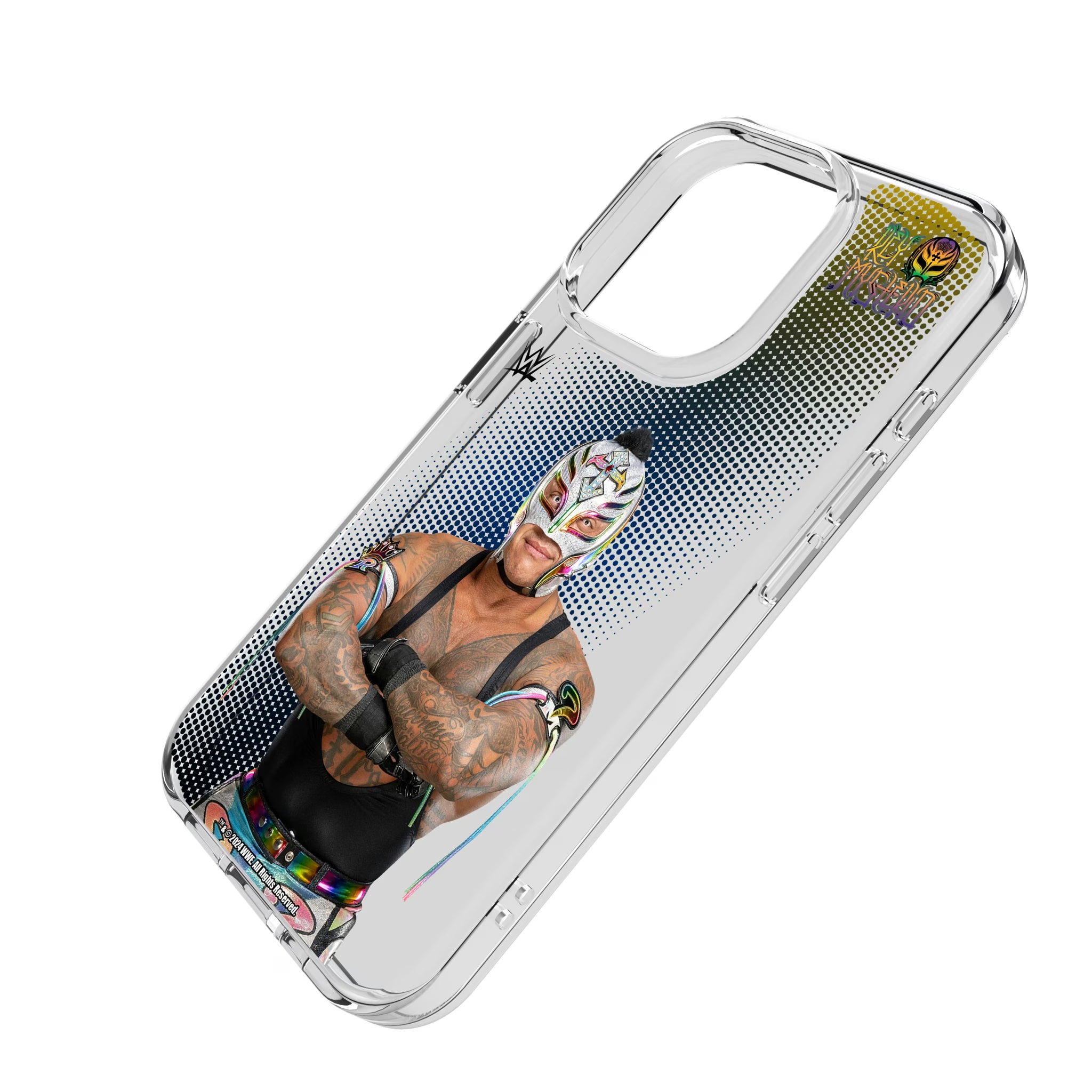 Rey Mysterio Superstar iPhone Clear Phone Case for Apple iPhone - Isometric View