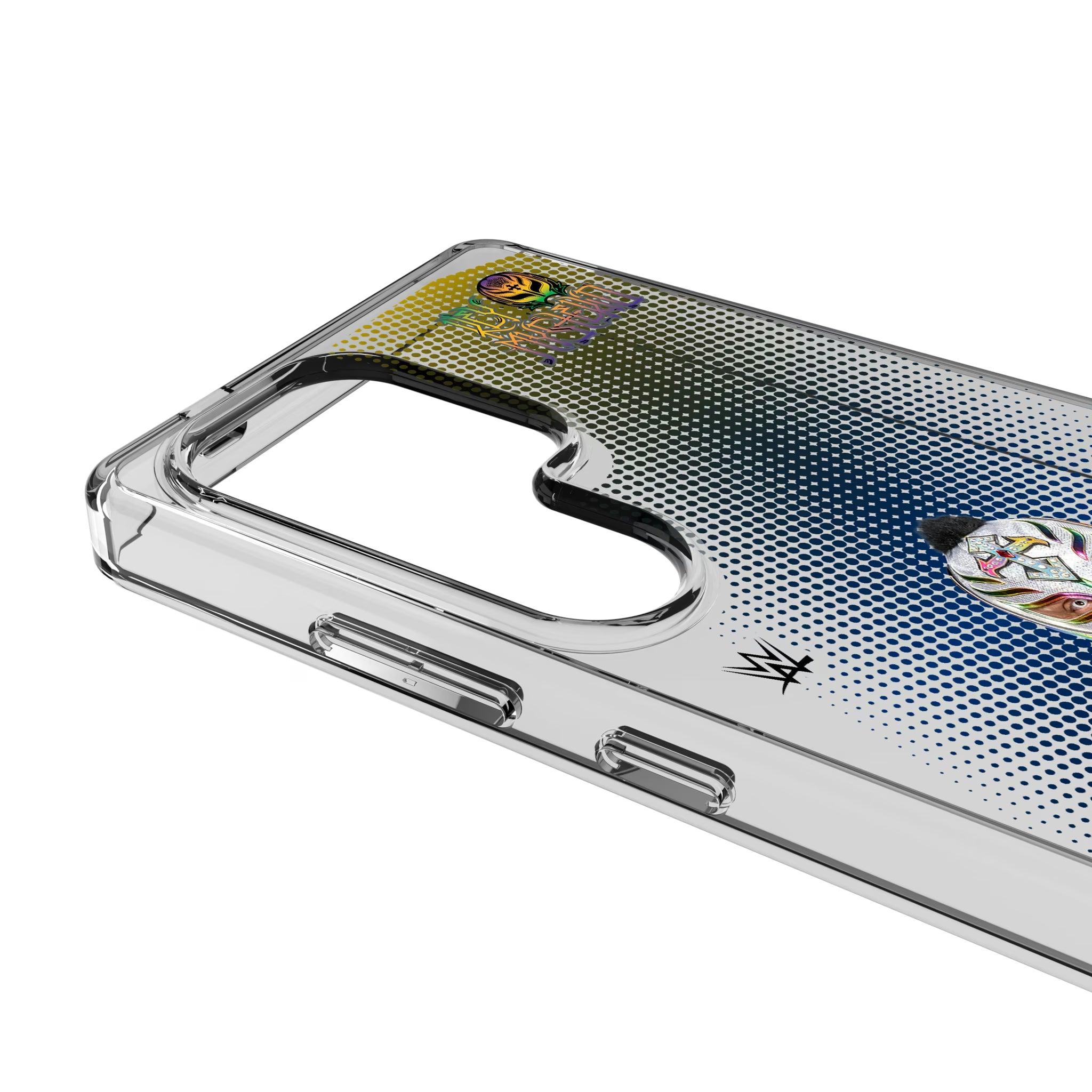 Rey Mysterio Superstar Galaxy Clear Phone Case for Samsung Galaxy - Detail