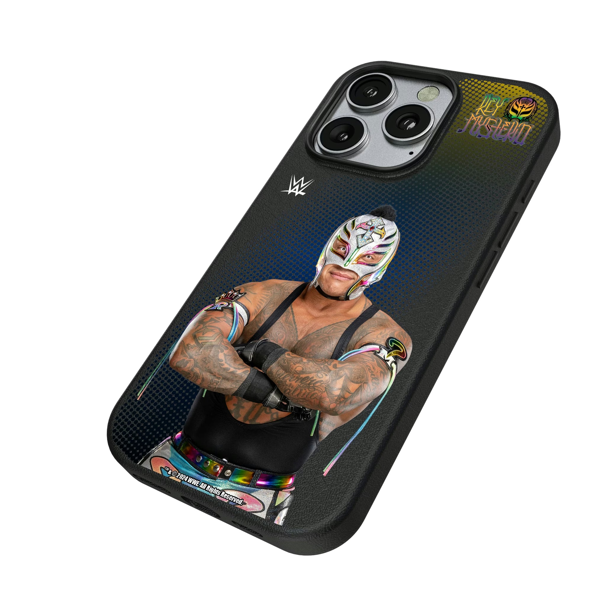 Rey Mysterio Superstar iPhone MagSafe Compatible Phone Case for Apple iPhone - Isometric View