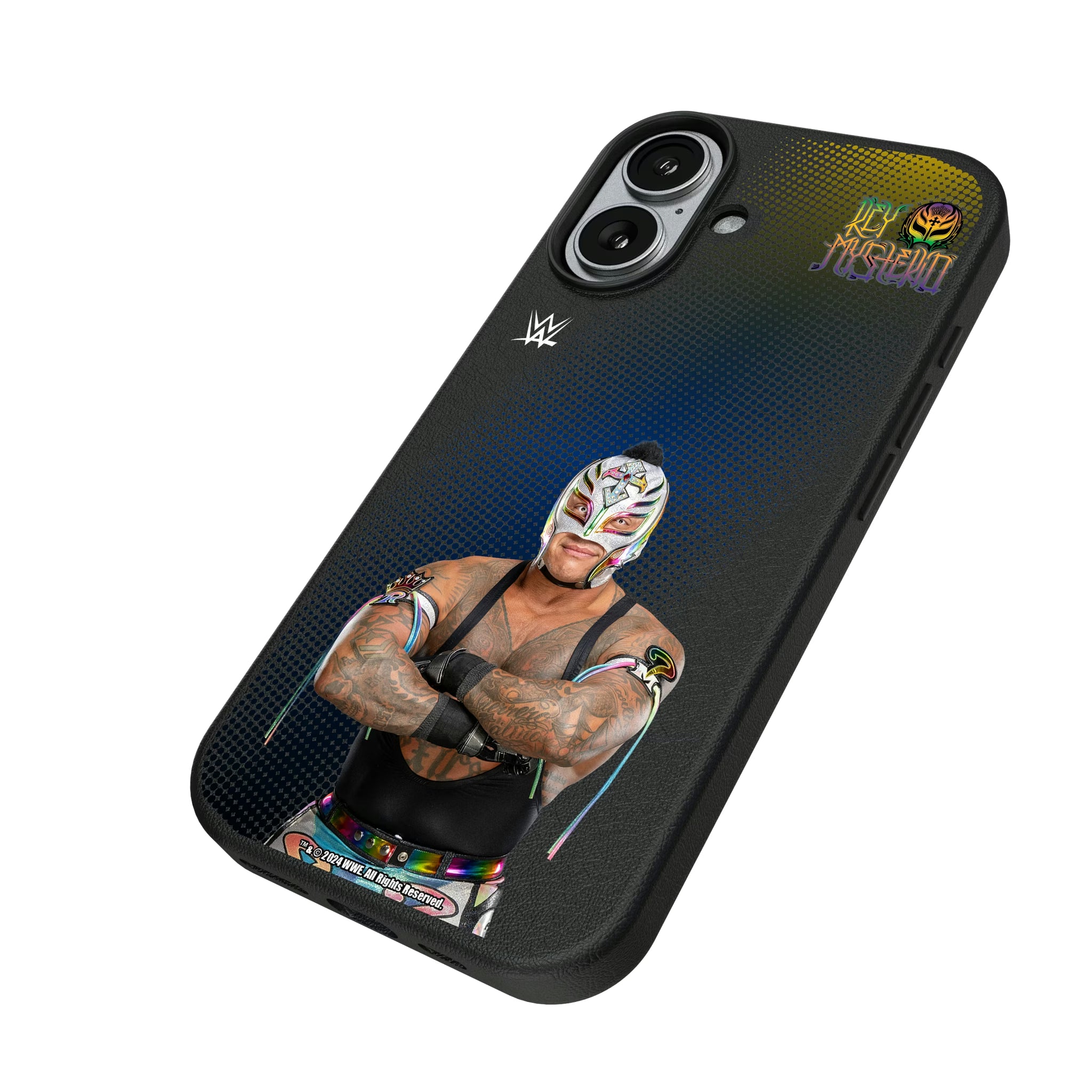 Rey Mysterio Superstar iPhone MagSafe Compatible Phone Case for Apple iPhone - Isometric View#Device_iPhone 17
