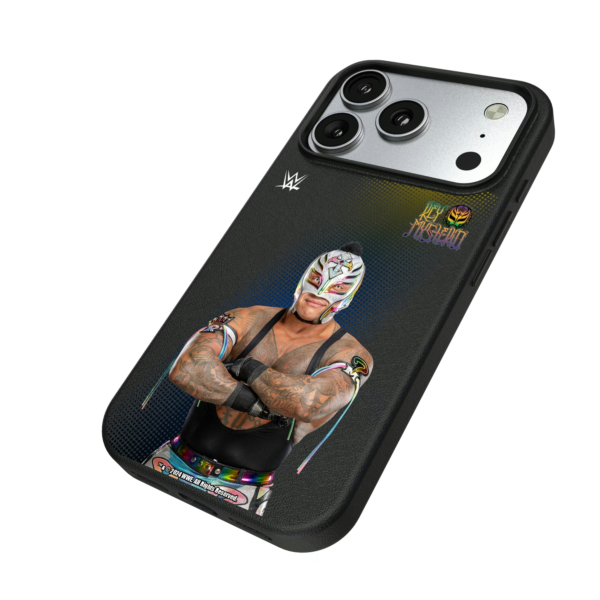 Rey Mysterio Superstar iPhone MagSafe Compatible Phone Case for Apple iPhone - Isometric View#Device_iPhone 17 Pro