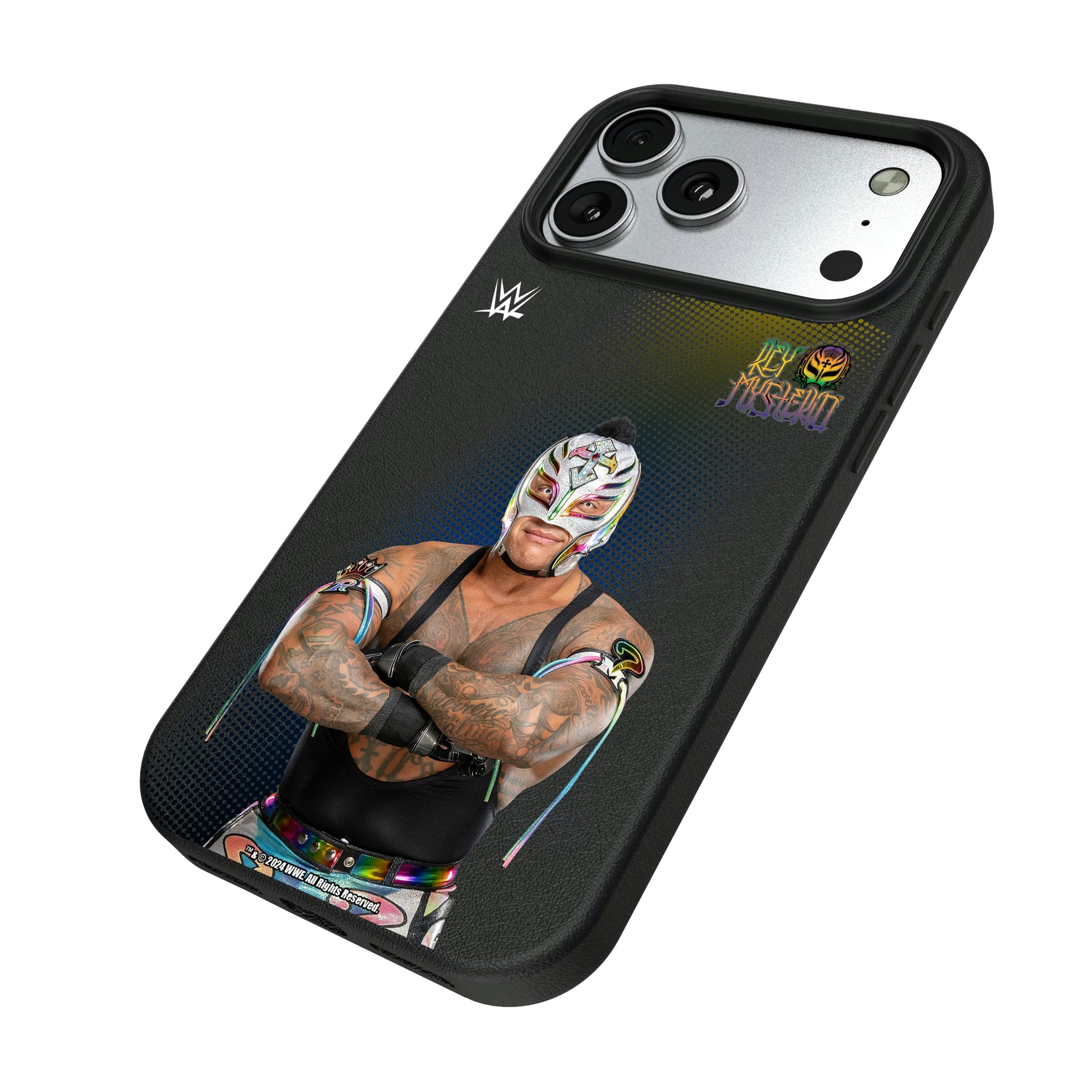 Rey Mysterio Superstar iPhone MagSafe Compatible Phone Case for Apple iPhone - Isometric View#Device_iPhone 17 Pro Max