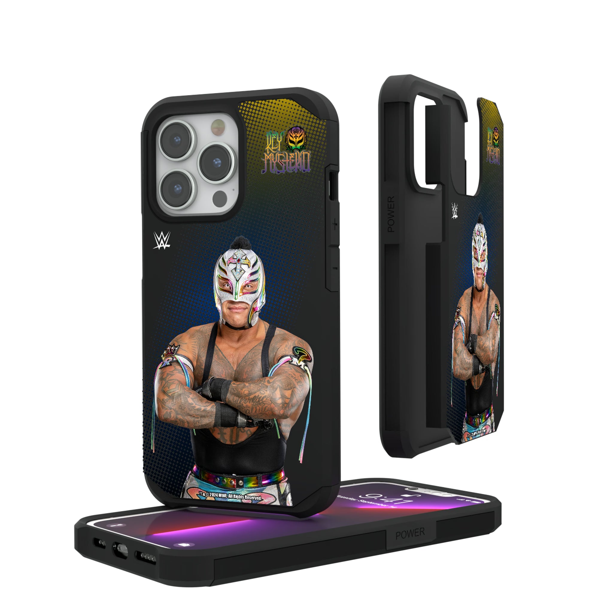 Rey Mysterio Superstar iPhone Rugged Phone Case for Apple iPhone#Device_iPhone 13 Pro