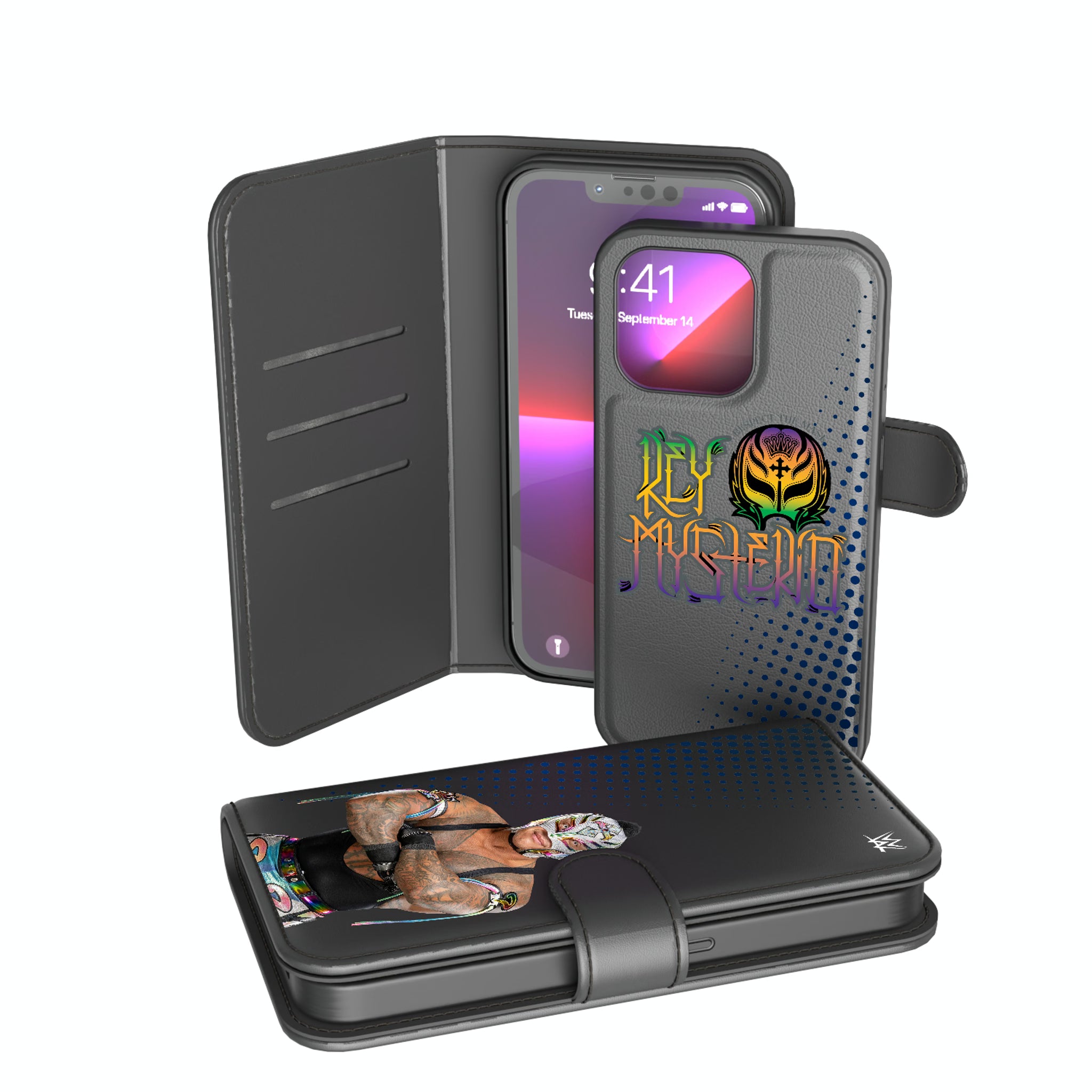 Rey Mysterio Superstar iPhone Wallet Phone Case for Apple iPhone