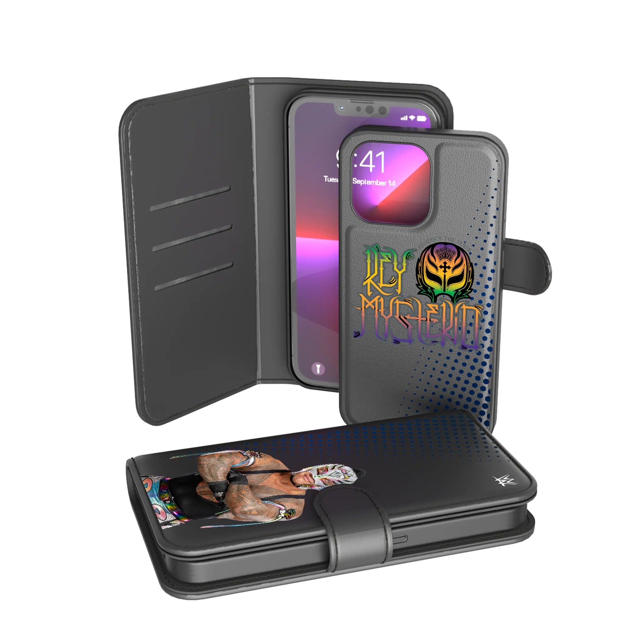 Rey Mysterio Superstar iPhone Wallet Phone Case for Apple iPhone