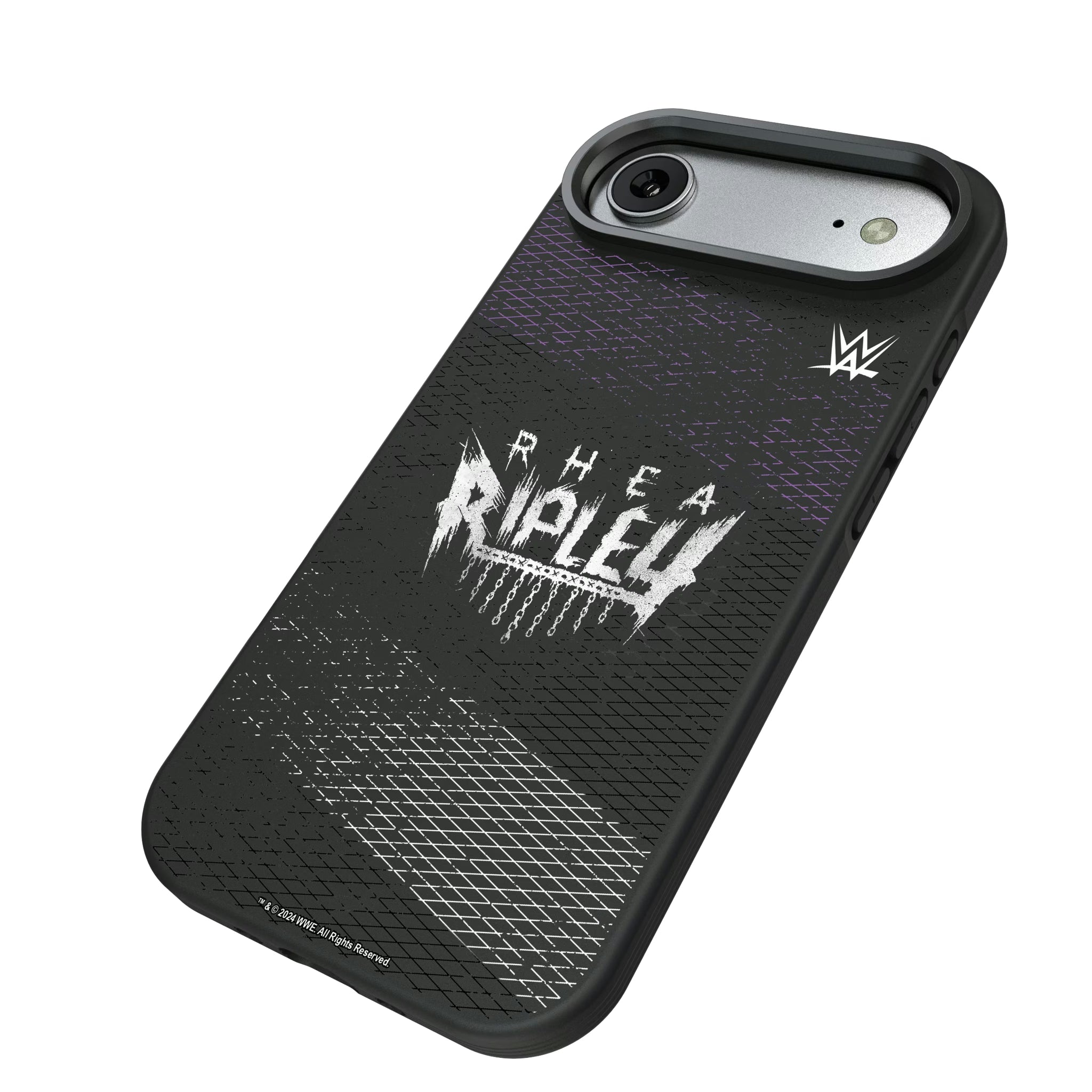 Rhea Ripley Steel iPhone Bump Phone Case for Apple iPhone - Isometric View#Device_iPhone Air