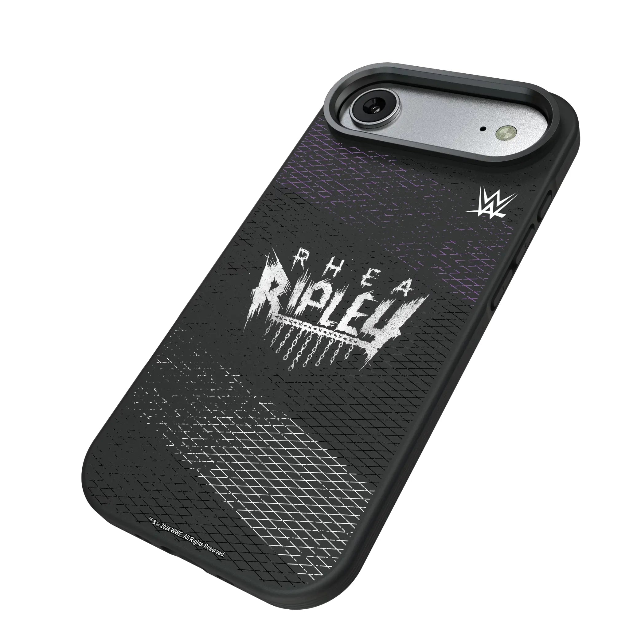 Rhea Ripley Steel iPhone Bump Phone Case for Apple iPhone - Isometric View#Device_iPhone Air