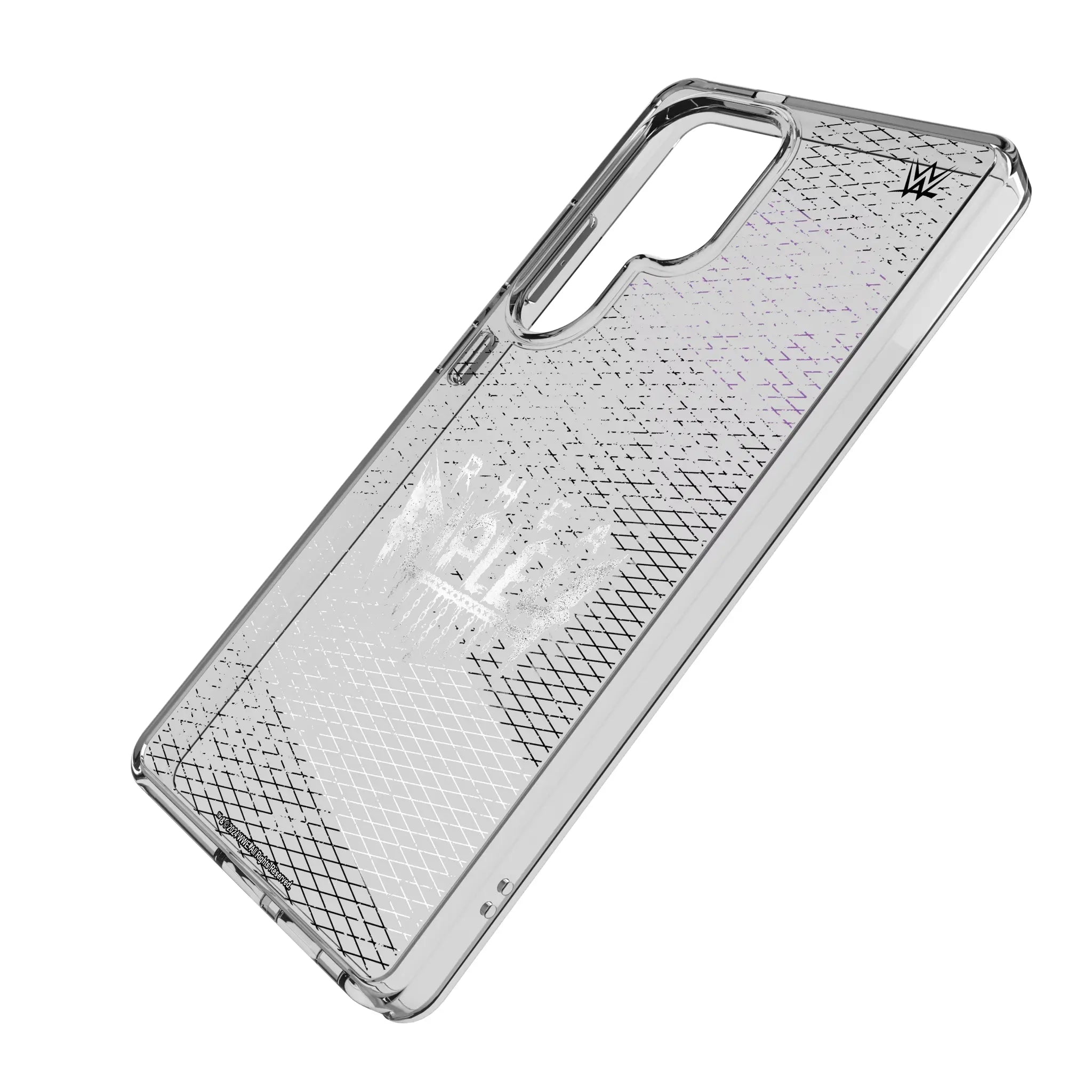 Rhea Ripley Steel Galaxy Clear Phone Case for Samsung Galaxy - Isometric View#Device_Galaxy S25 Ultra