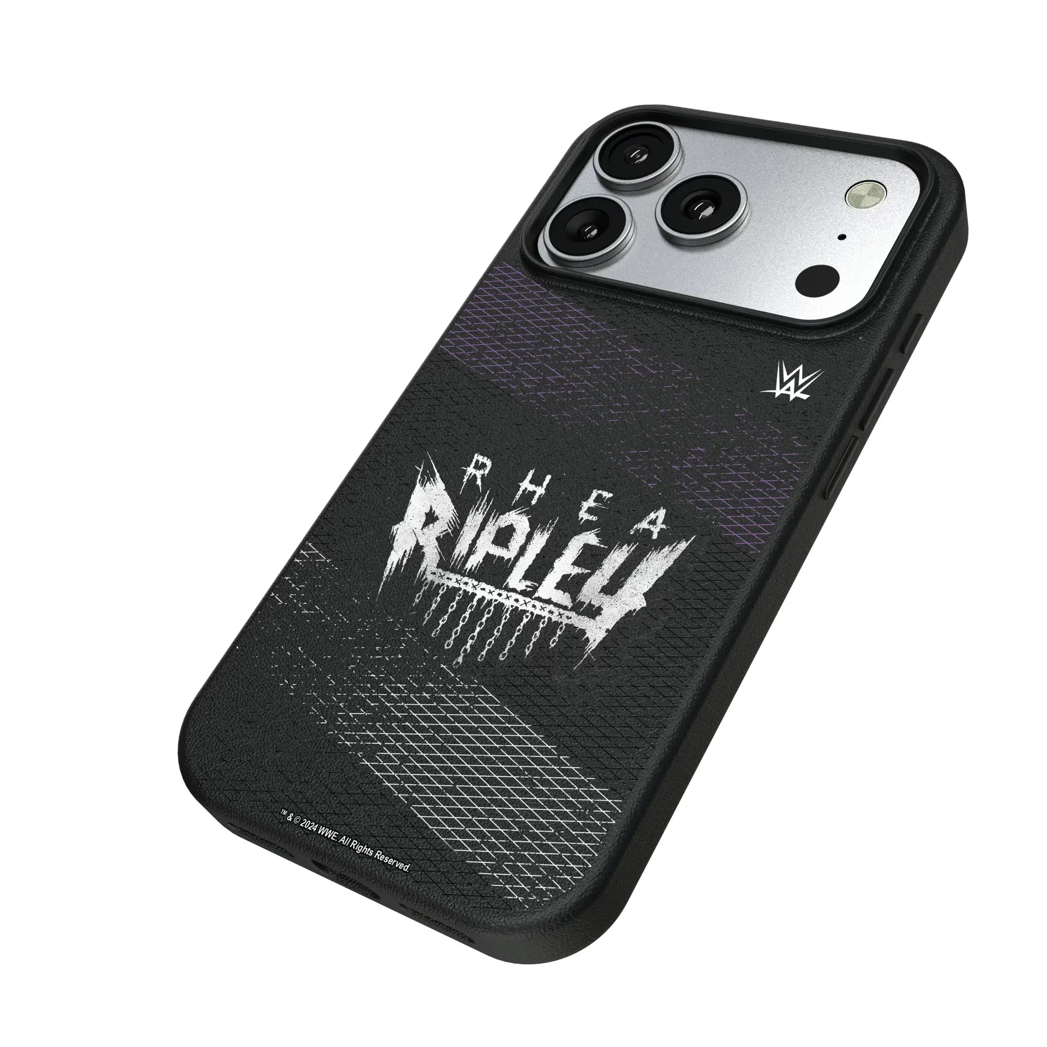 Rhea Ripley Steel iPhone MagSafe Compatible Phone Case for Apple iPhone - Isometric View#Device_iPhone 17 Pro
