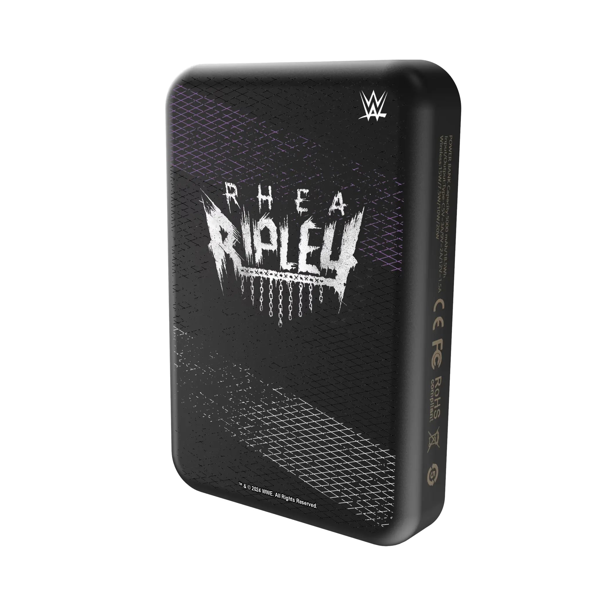 Rhea Ripley Steel Wireless Mag Power Bank