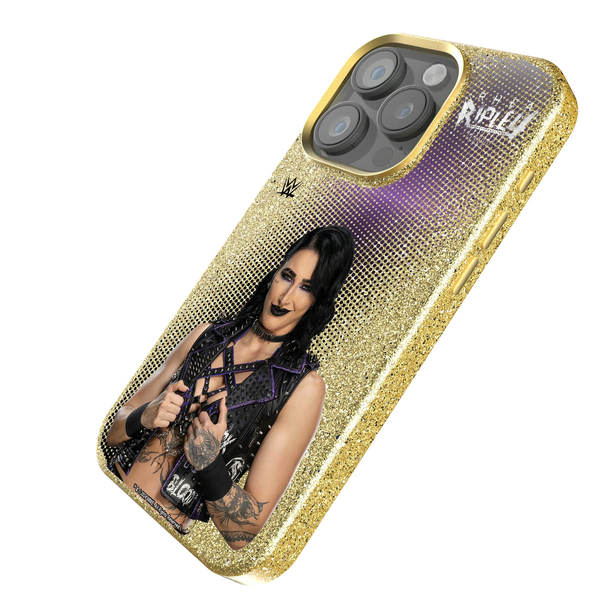 Rhea Ripley Superstar iPhone Bling Phone Case for Apple iPhone - Isometric View