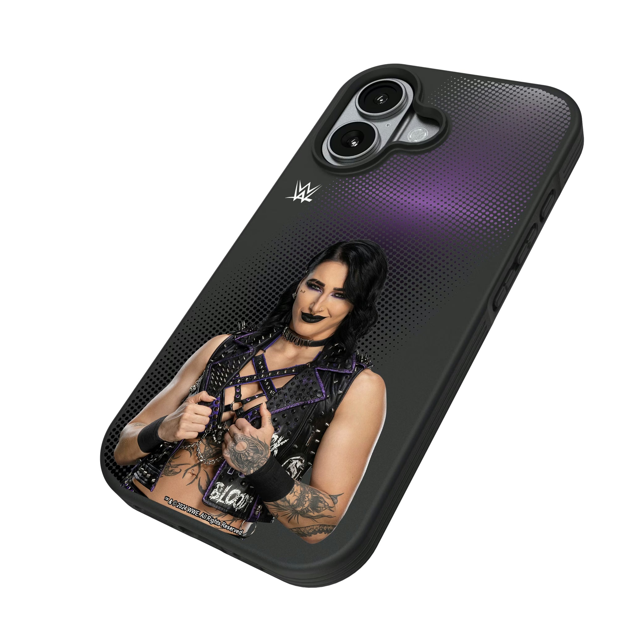 Rhea Ripley Superstar iPhone Bump Phone Case for Apple iPhone - Isometric View#Device_iPhone 17