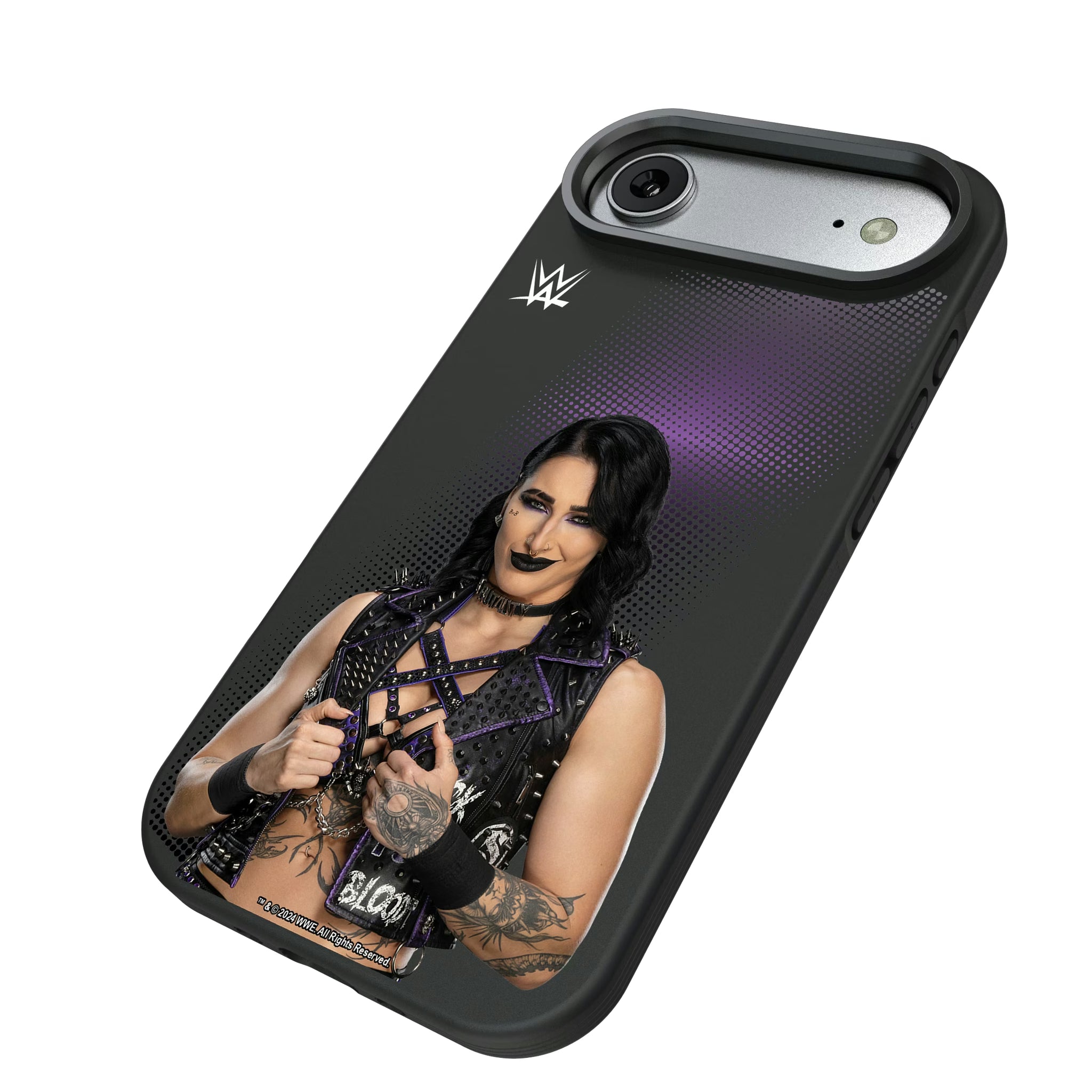 Rhea Ripley Superstar iPhone Bump Phone Case for Apple iPhone - Isometric View#Device_iPhone Air