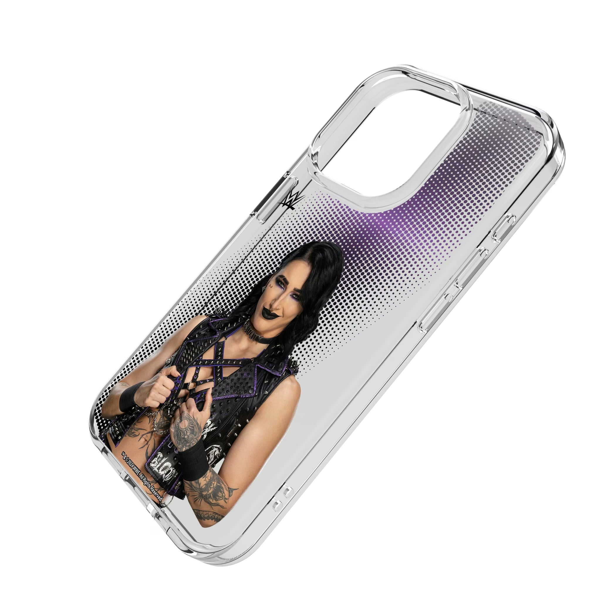 Rhea Ripley Superstar iPhone Clear Phone Case for Apple iPhone - Isometric View