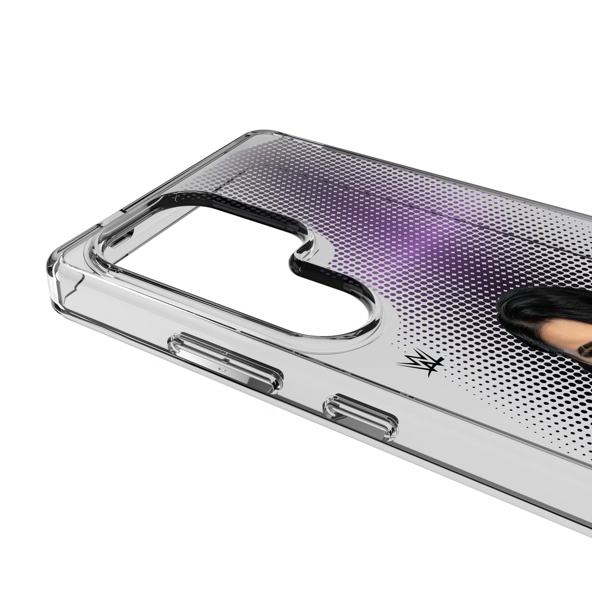 Rhea Ripley Superstar Galaxy Clear Phone Case for Samsung Galaxy - Detail