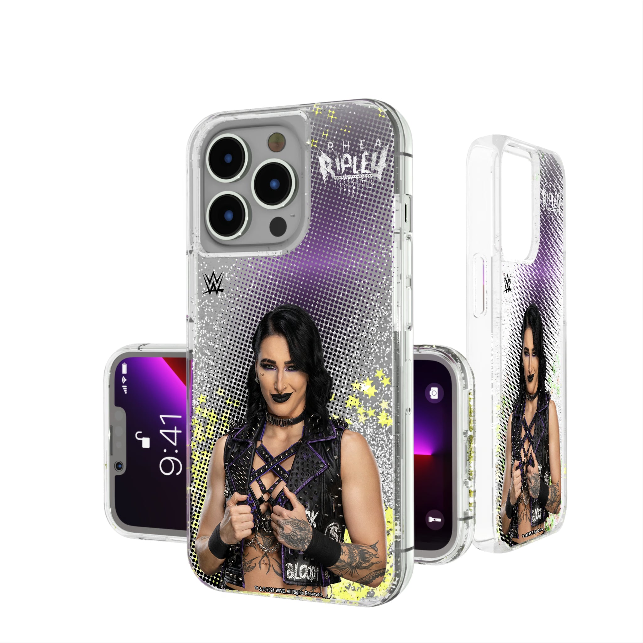 Rhea Ripley Superstar iPhone Glitter Phone Case for Apple iPhone