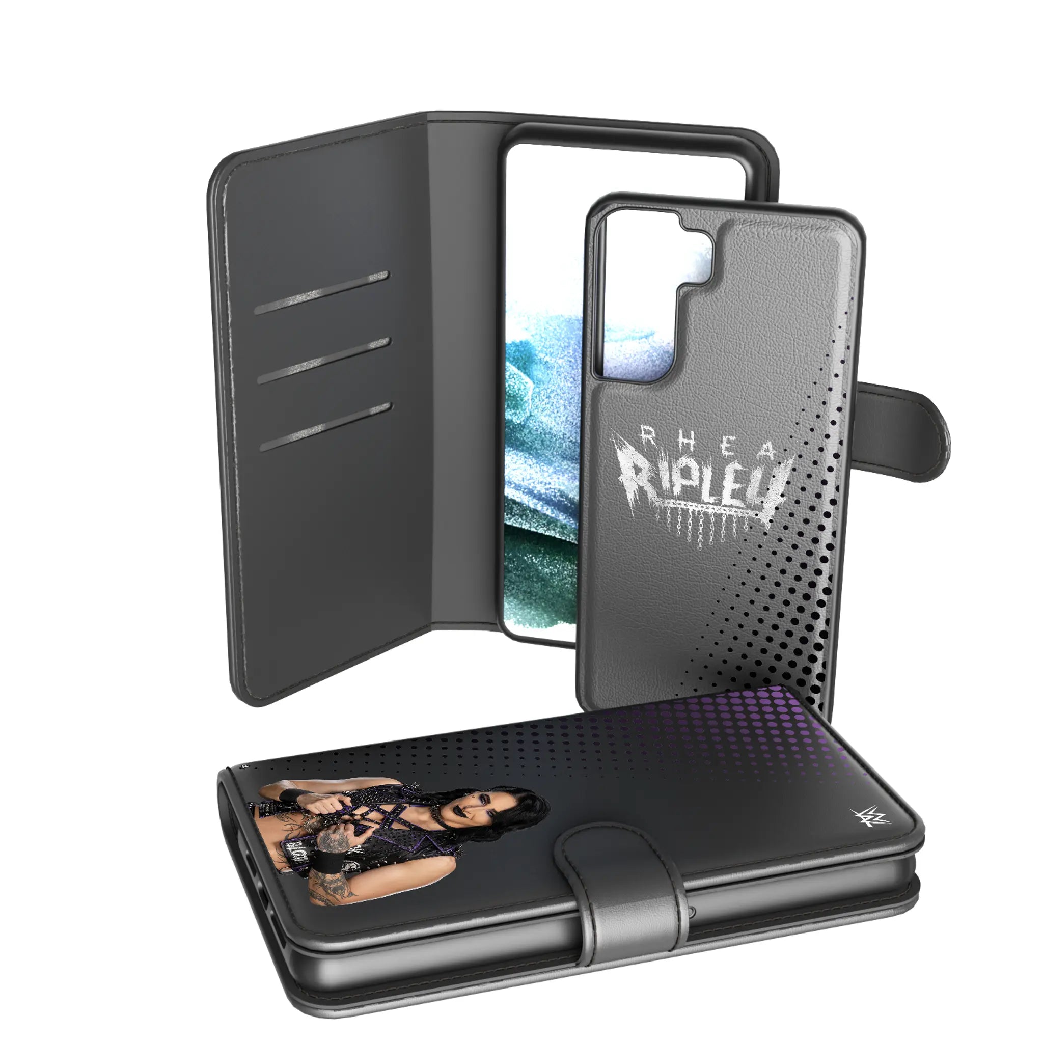 Rhea Ripley Superstar Galaxy Wallet Phone Case for Samsung Galaxy