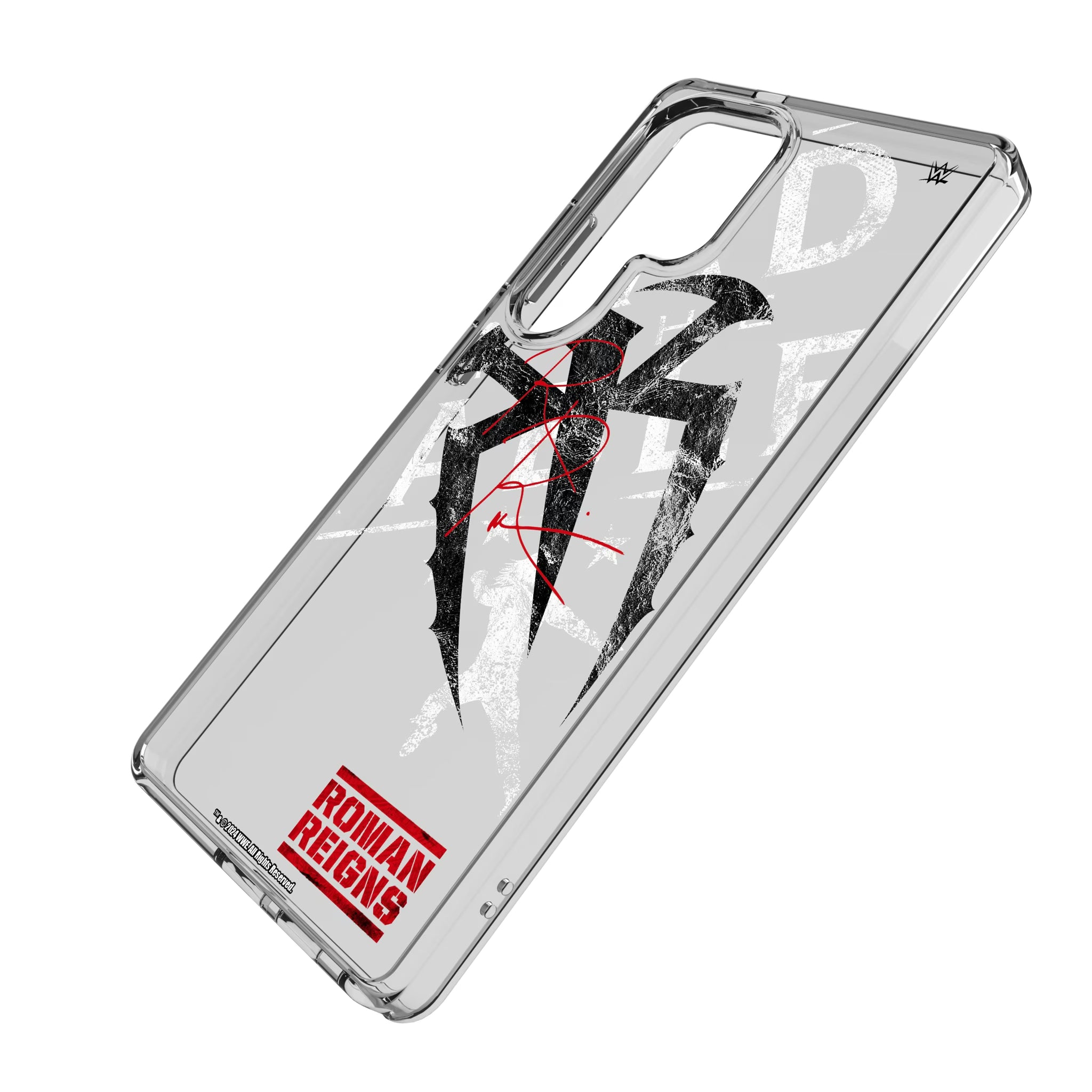 Roman Reigns Impact Galaxy Clear Phone Case for Samsung Galaxy - Isometric View