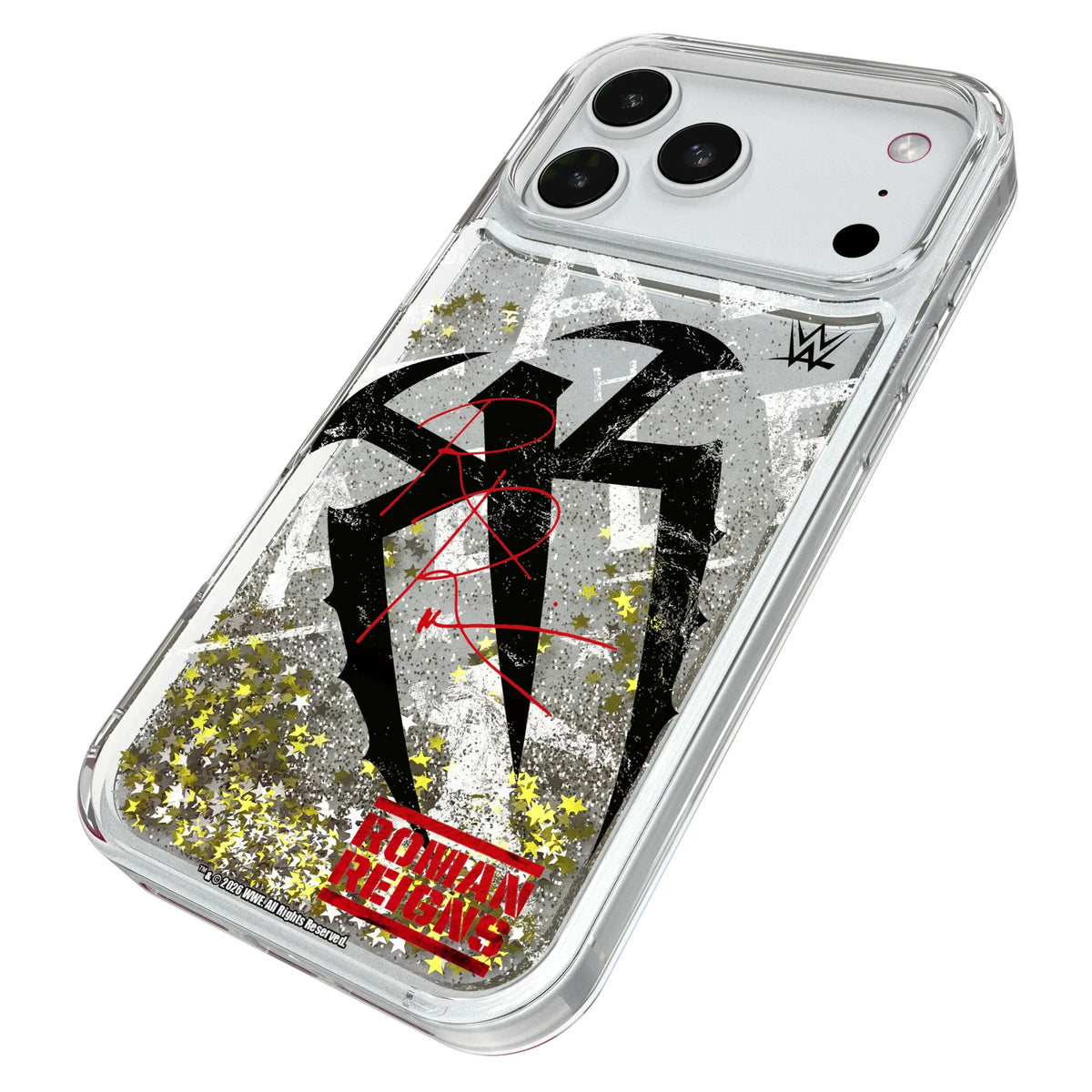Roman Reigns Impact iPhone Glitter Phone Case for Apple iPhone - Isometric View#Device_iPhone 18 Pro Max