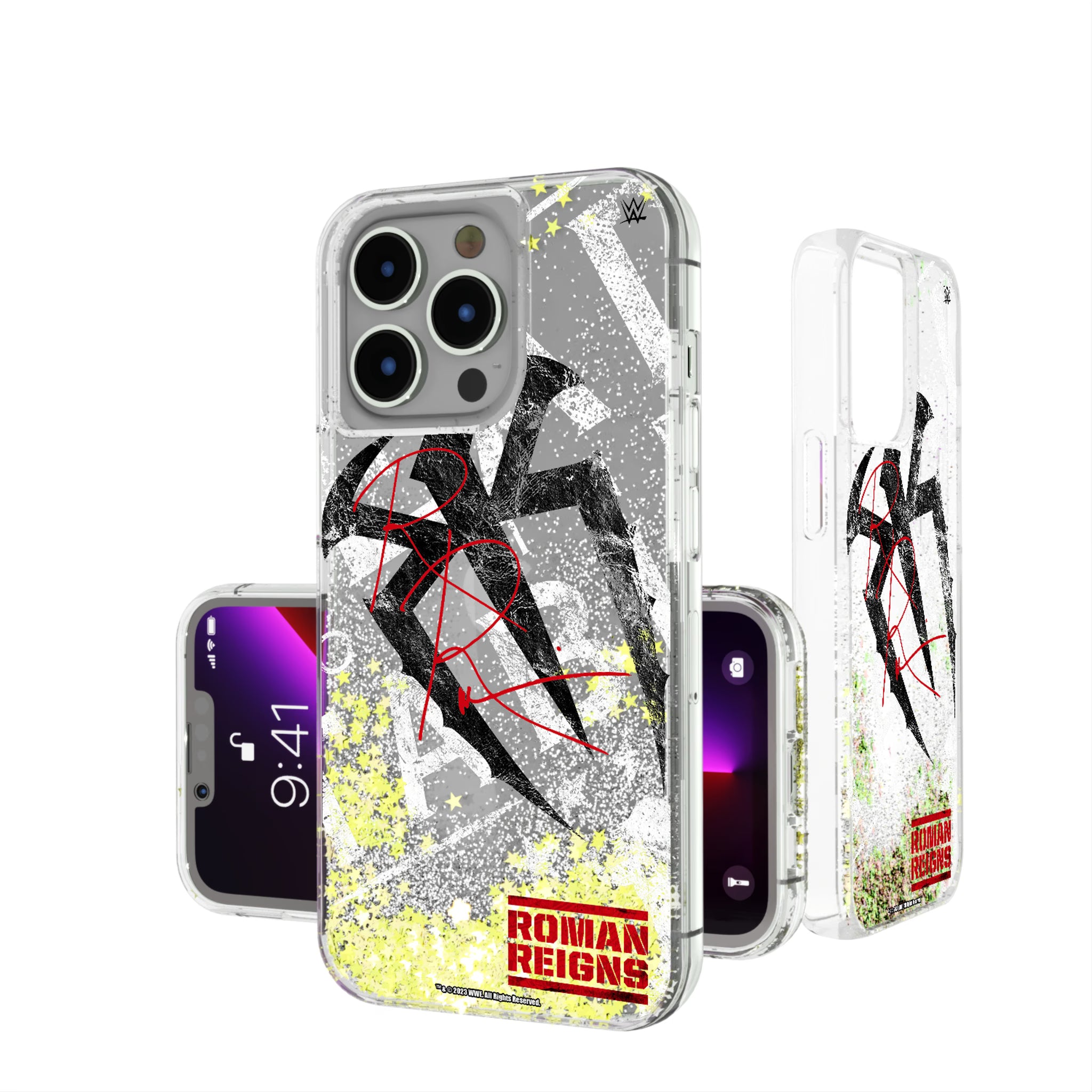 Roman Reigns Impact iPhone Glitter Phone Case for Apple iPhone