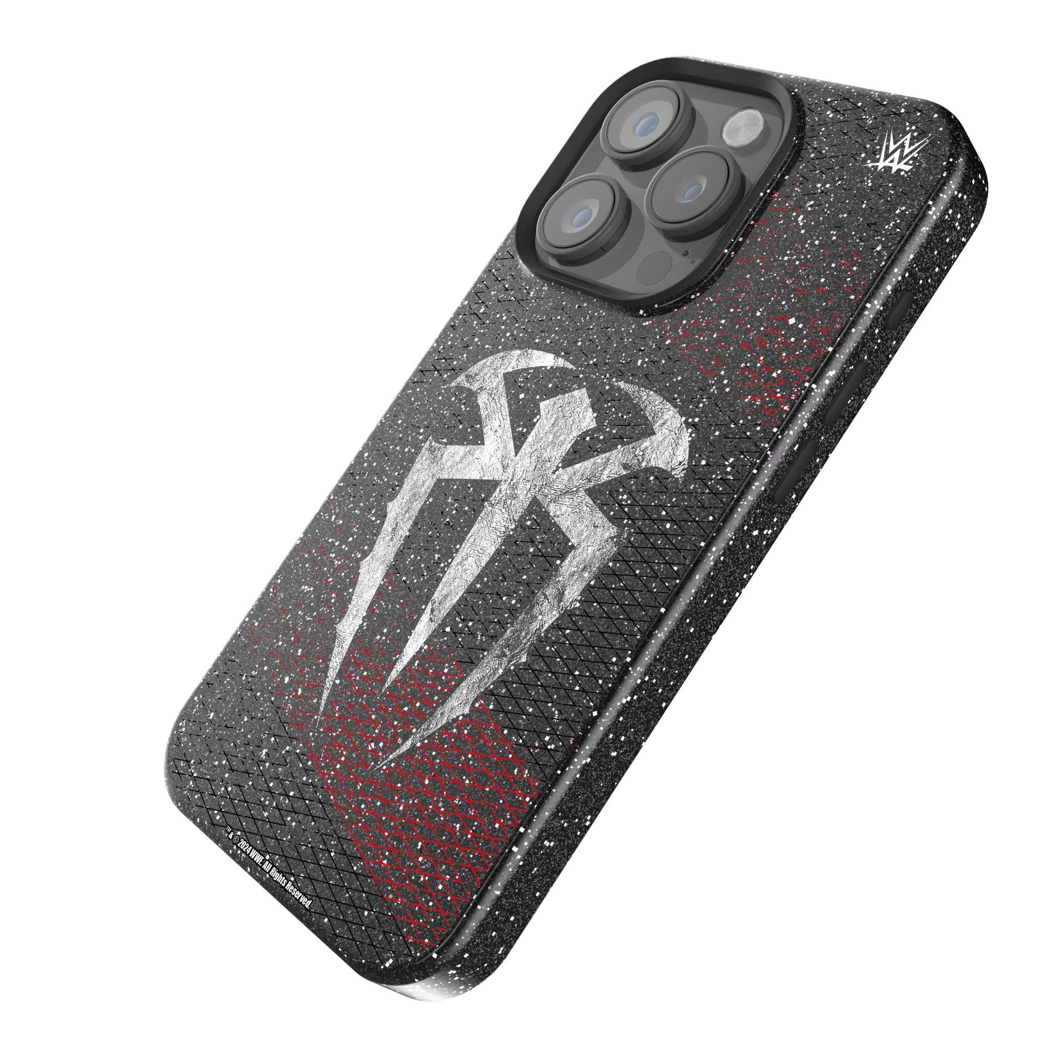 Roman Reigns Steel iPhone Bling Phone Case for Apple iPhone - Isometric View