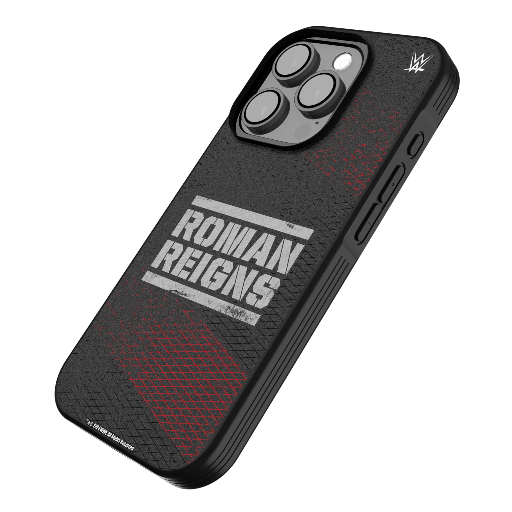 Roman Reigns Steel iPhone Bump Phone Case for Apple iPhone - Isometric View