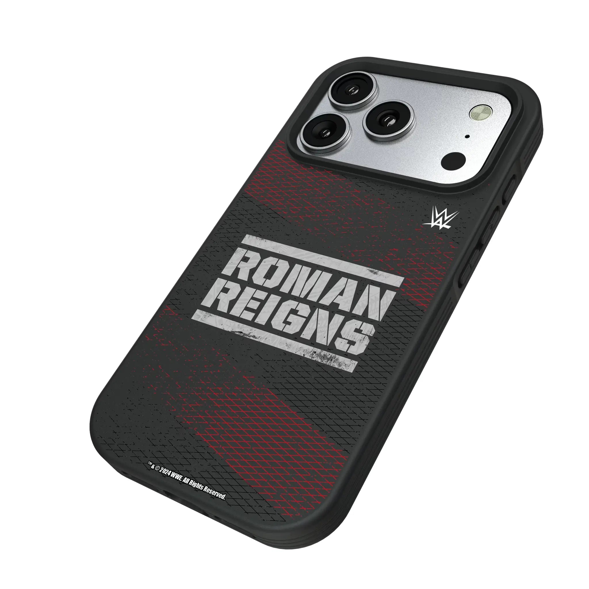 Roman Reigns Steel iPhone Bump Phone Case for Apple iPhone - Isometric View#Device_iPhone 17 Pro