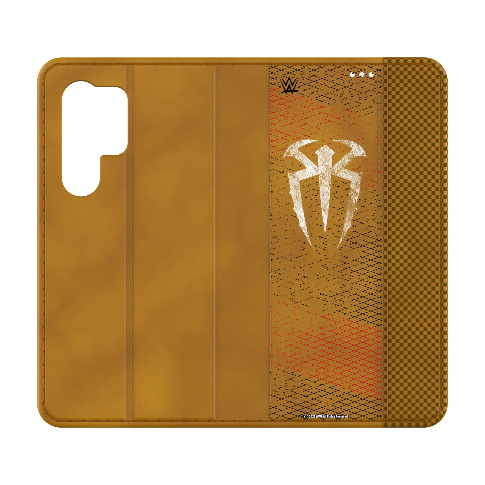 Roman Reigns Steel Galaxy Folio Phone Case for Samsung Galaxy