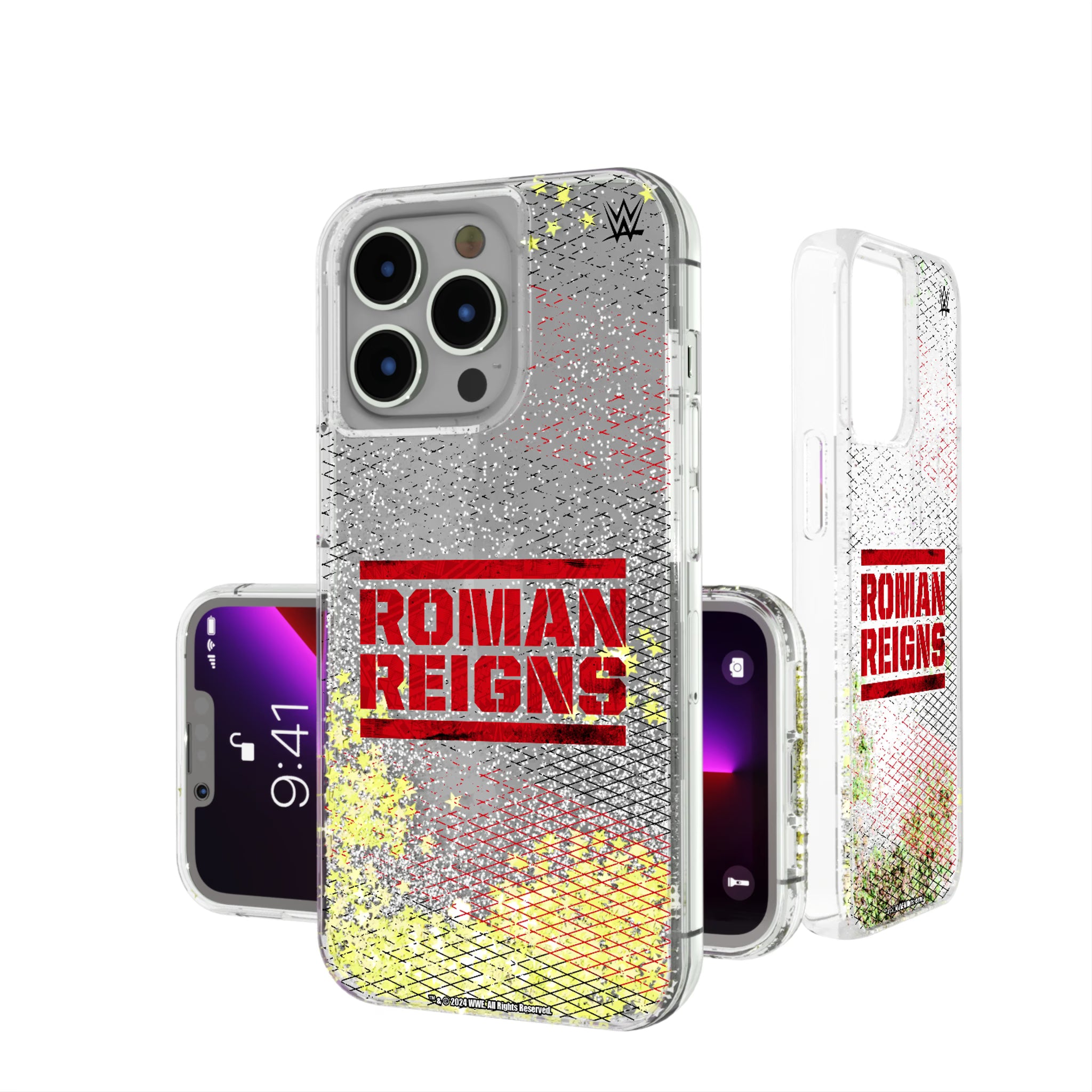 Roman Reigns Steel iPhone Glitter Phone Case for Apple iPhone
