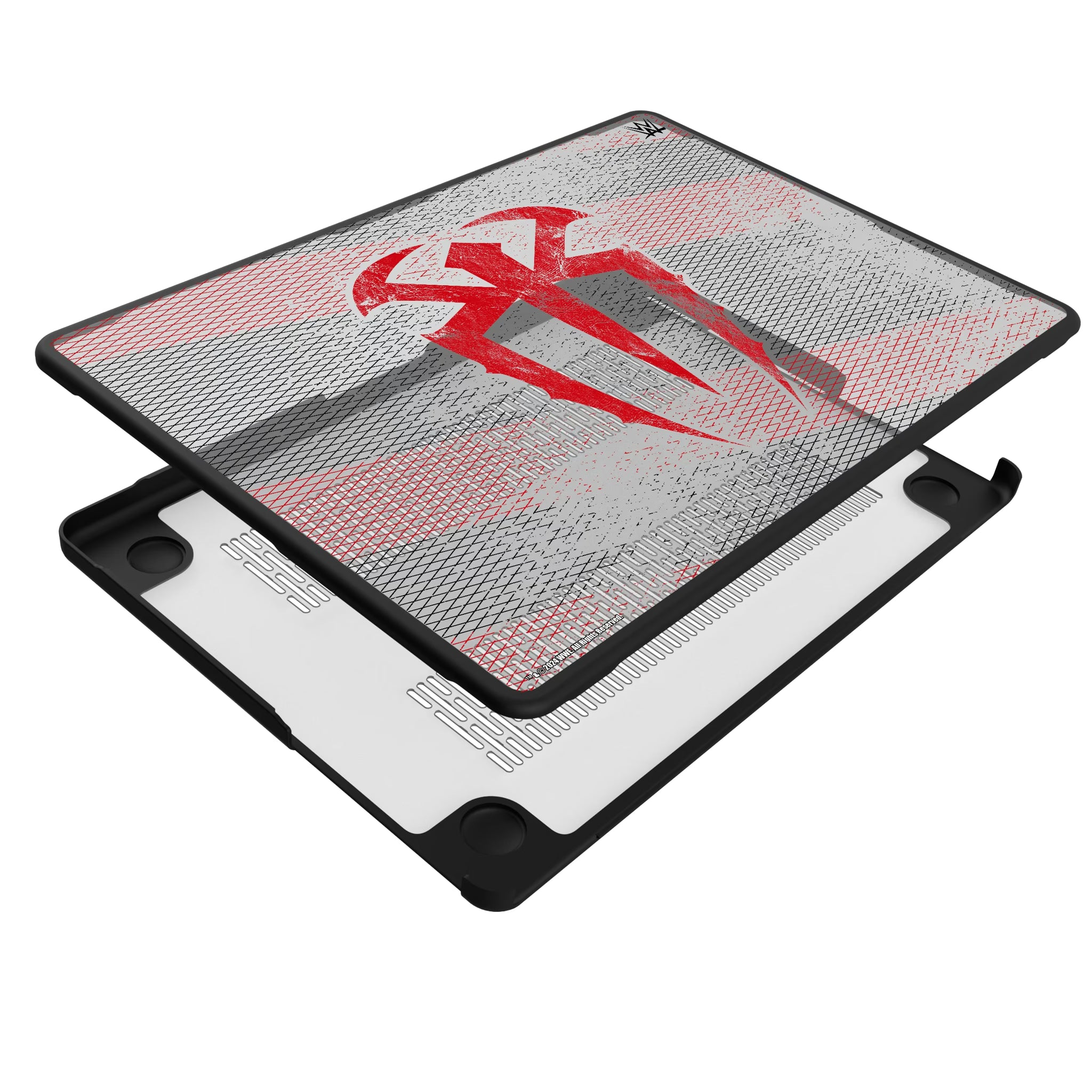 Roman Reigns Steel MacBook Laptop Case for Apple MacBook - Isometric View#Device_MacBook Pro (14-inch, 2021) / MacBook Pro (14-inch, 2023) / MacBook Pro (14-inch, 2024)