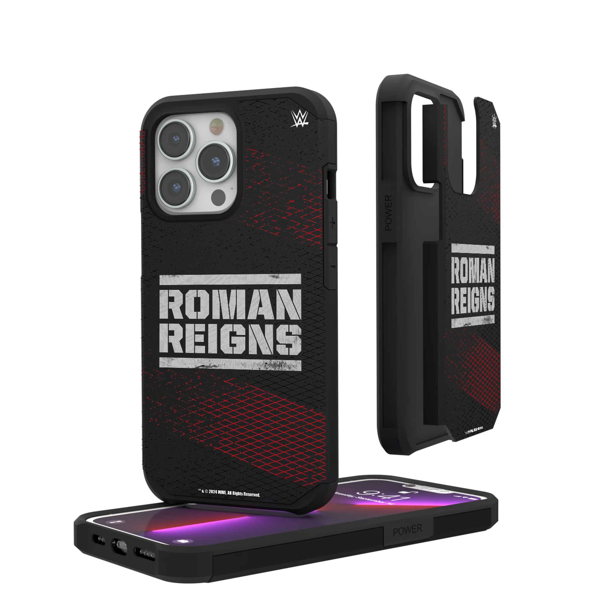 Roman Reigns Steel iPhone Rugged Phone Case for Apple iPhone#Device_iPhone 13 Pro