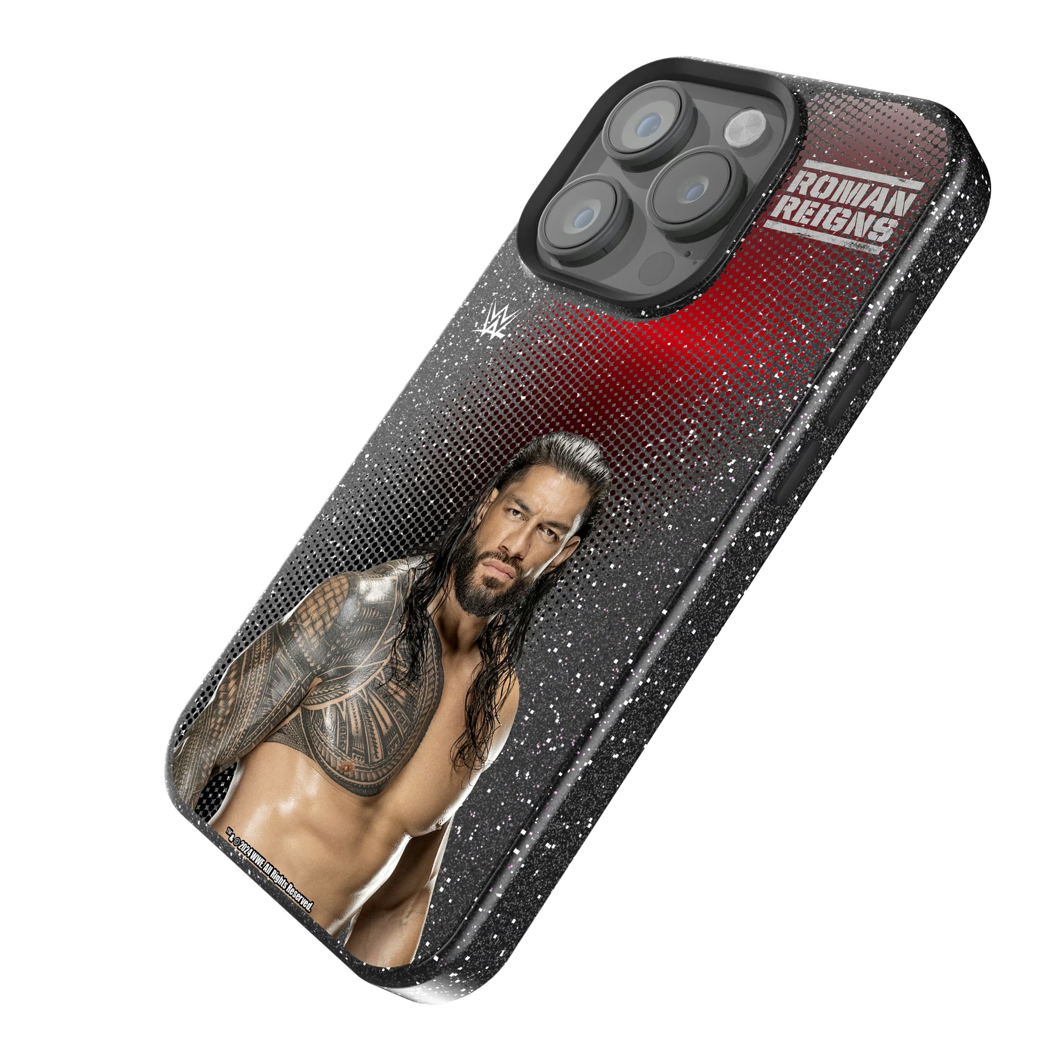 Roman Reigns Superstar iPhone Bling Phone Case for Apple iPhone - Isometric View